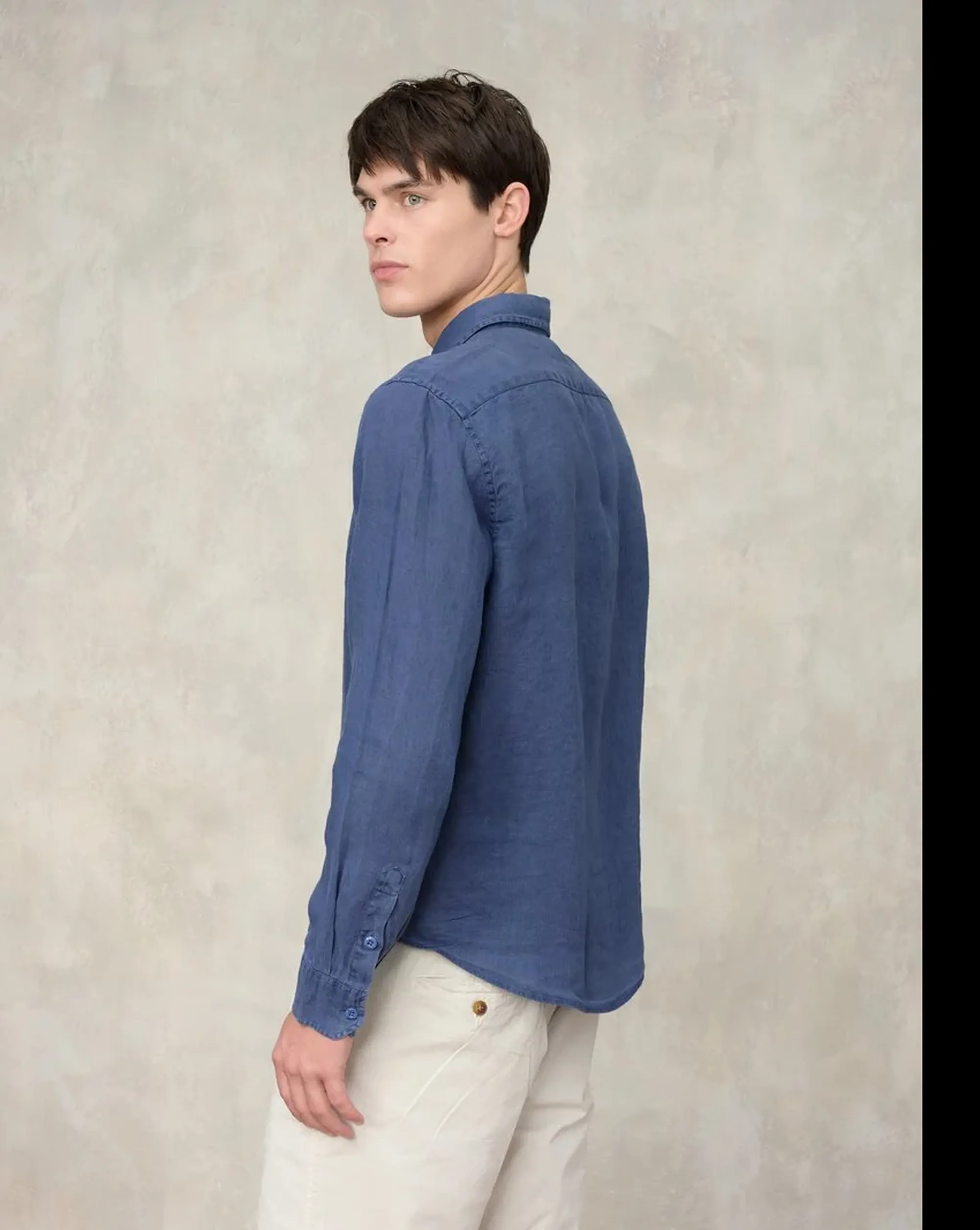 Blauer B'Camicia Swan Dyed' Indigo 26Sblus01128 178765