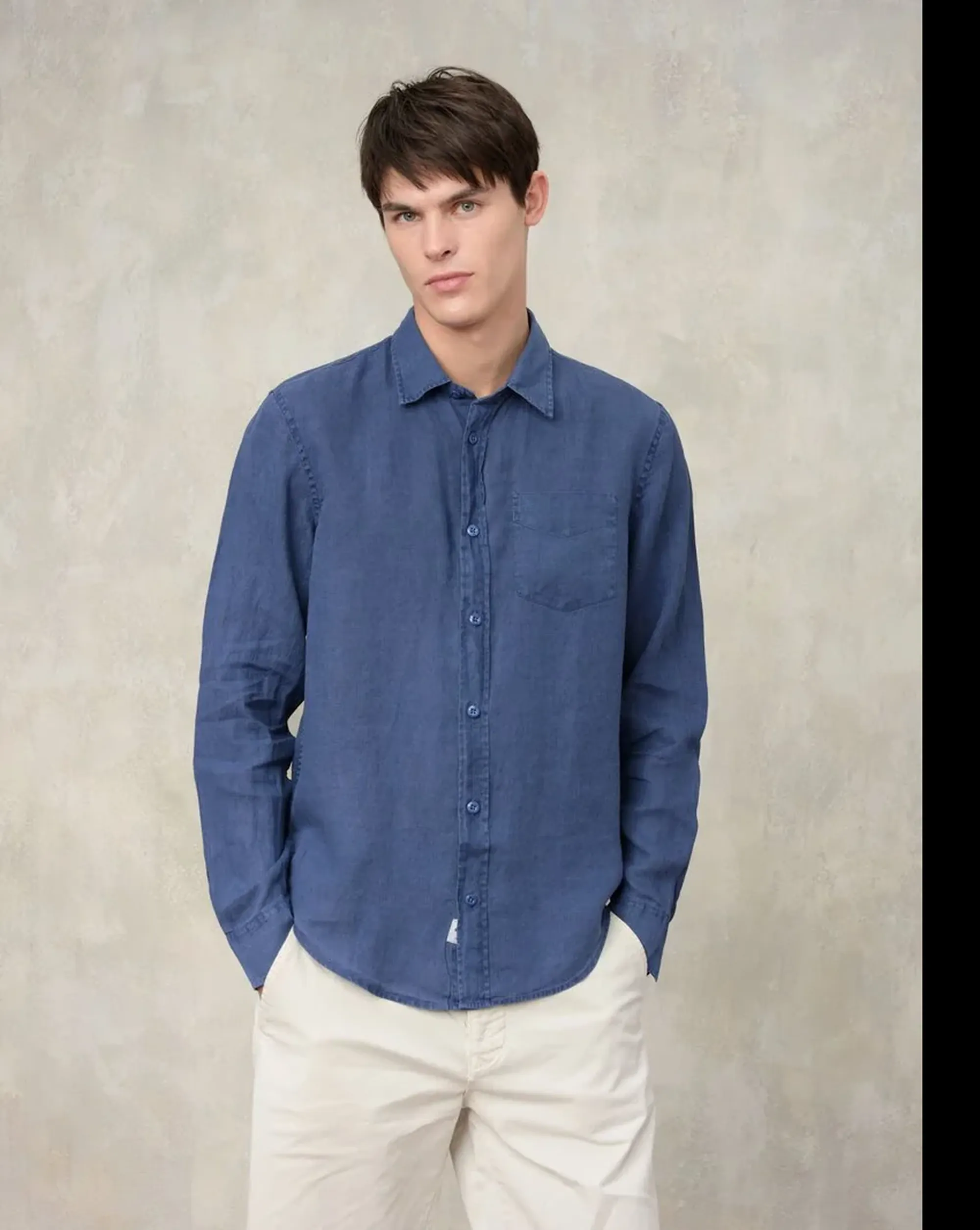 Blauer B'Camicia Swan Dyed' Indigo 26Sblus01128 178767