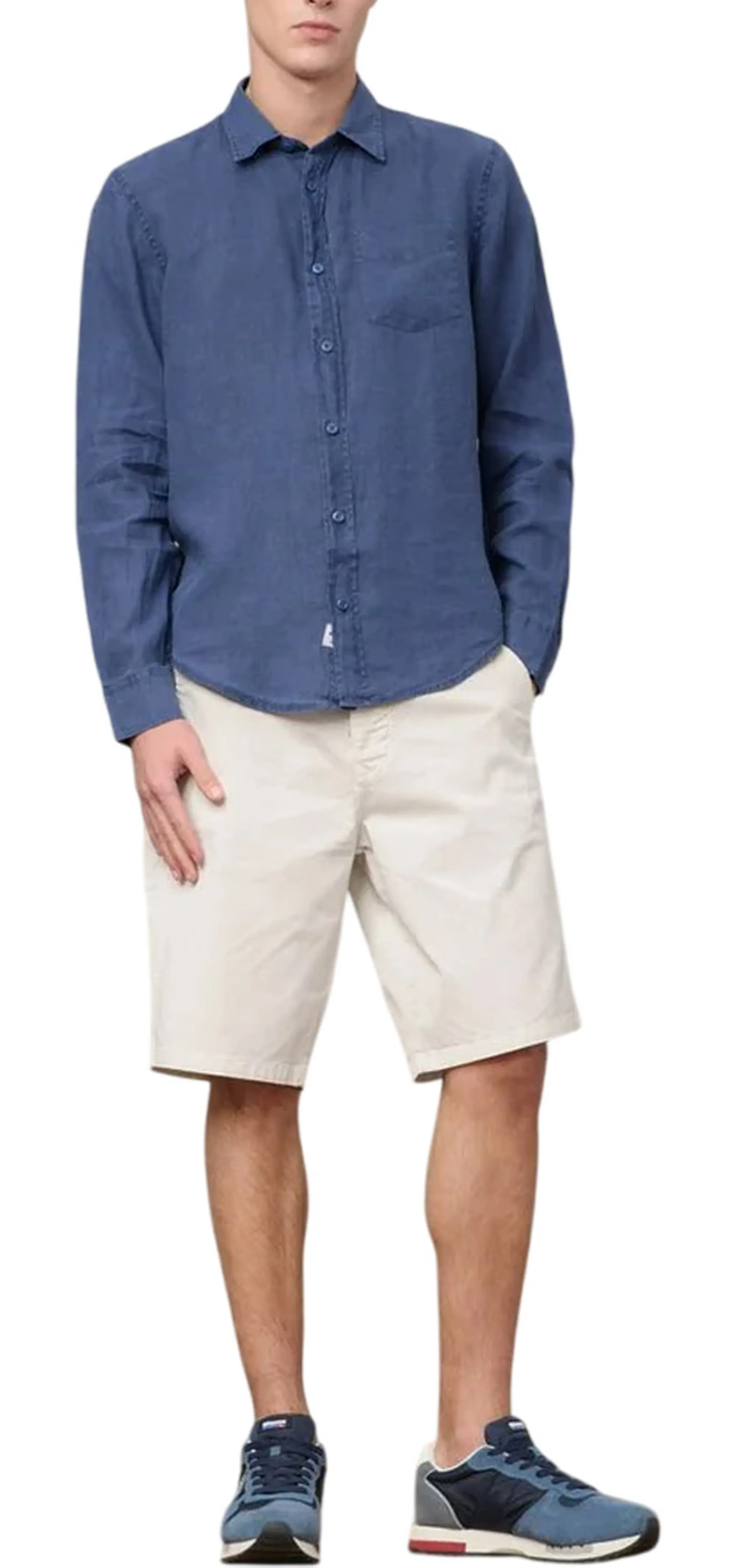 Blauer Camicia Swan Dyed Indaco 26Sblus01128 178943