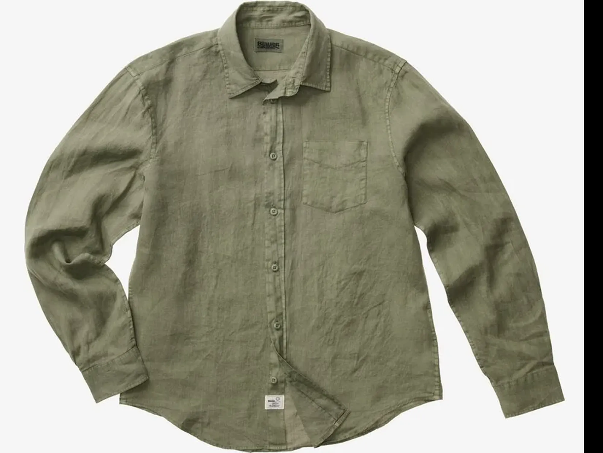 Blauer B'Camicia Swan Dyed' Olive 26Sblus01128 178757