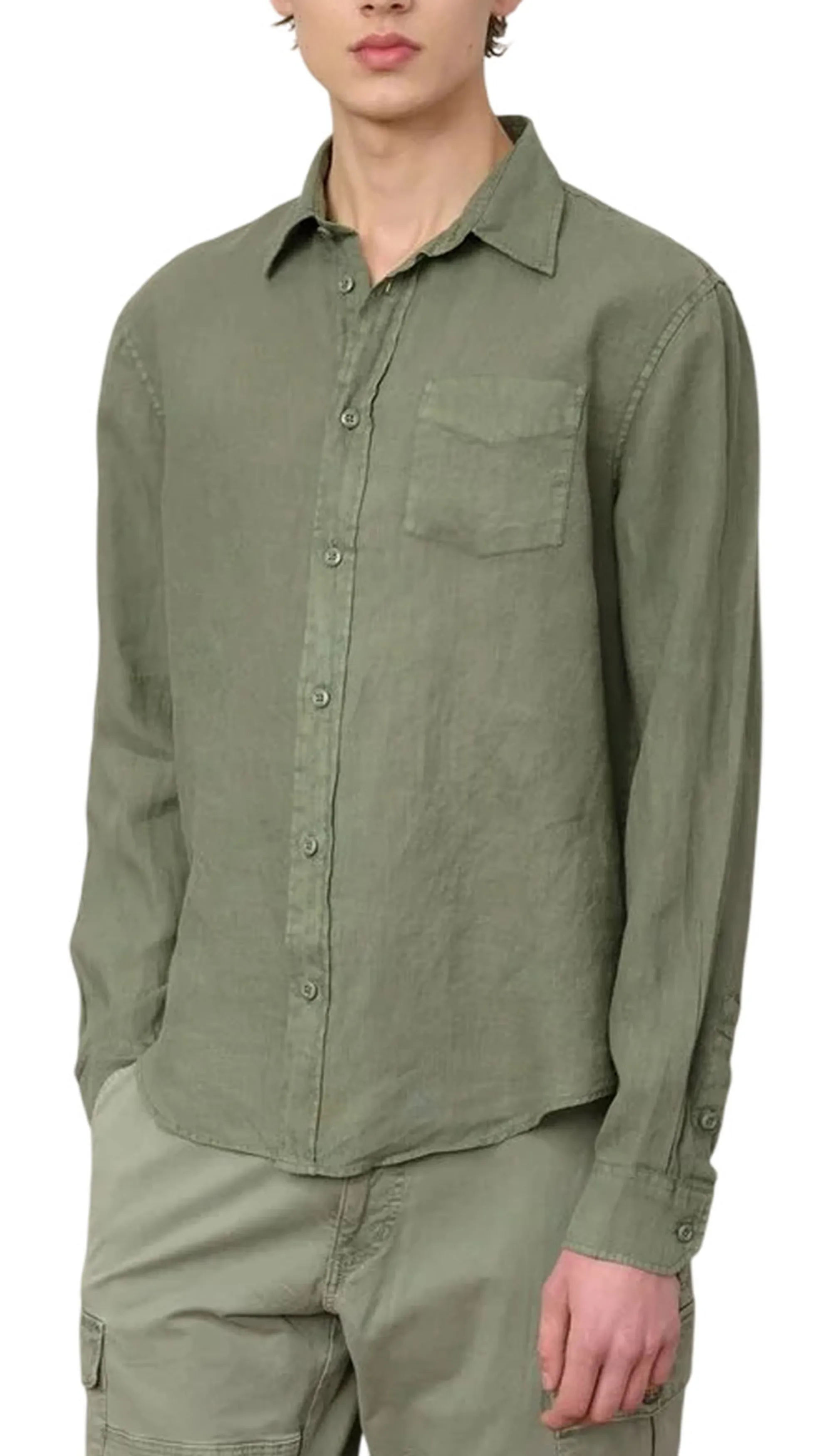 Blauer Camicia Swan Dyed Oliva 26Sblus01128 178927