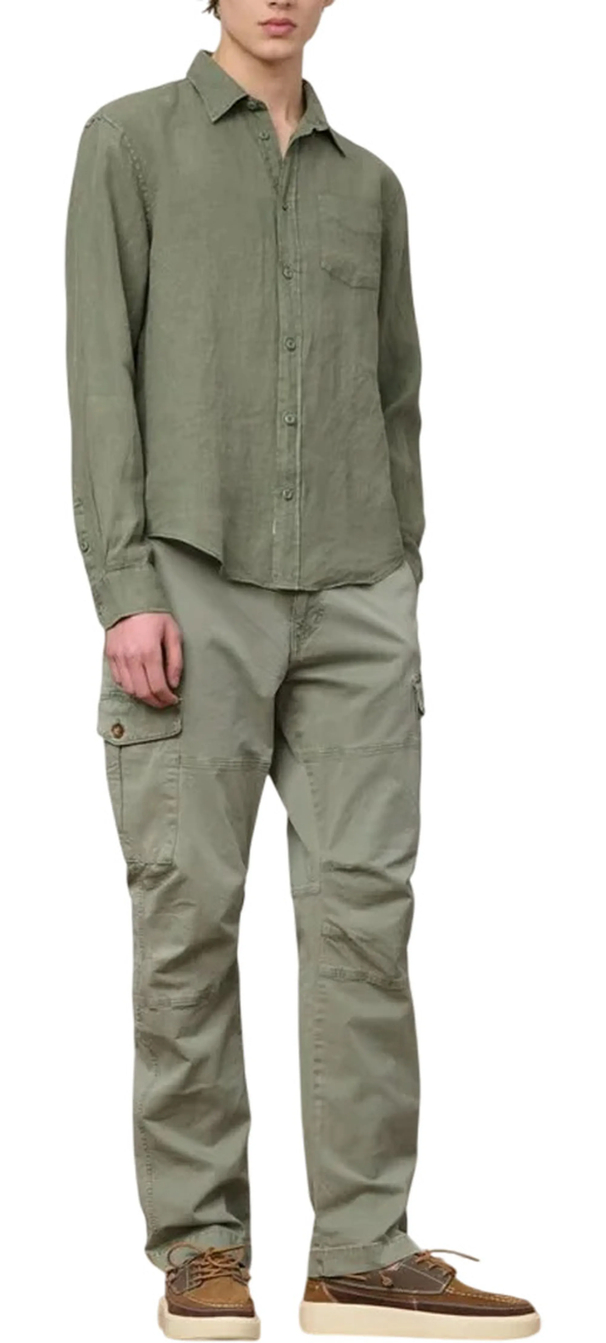 Blauer Camicia Swan Dyed Oliva 26Sblus01128 178934