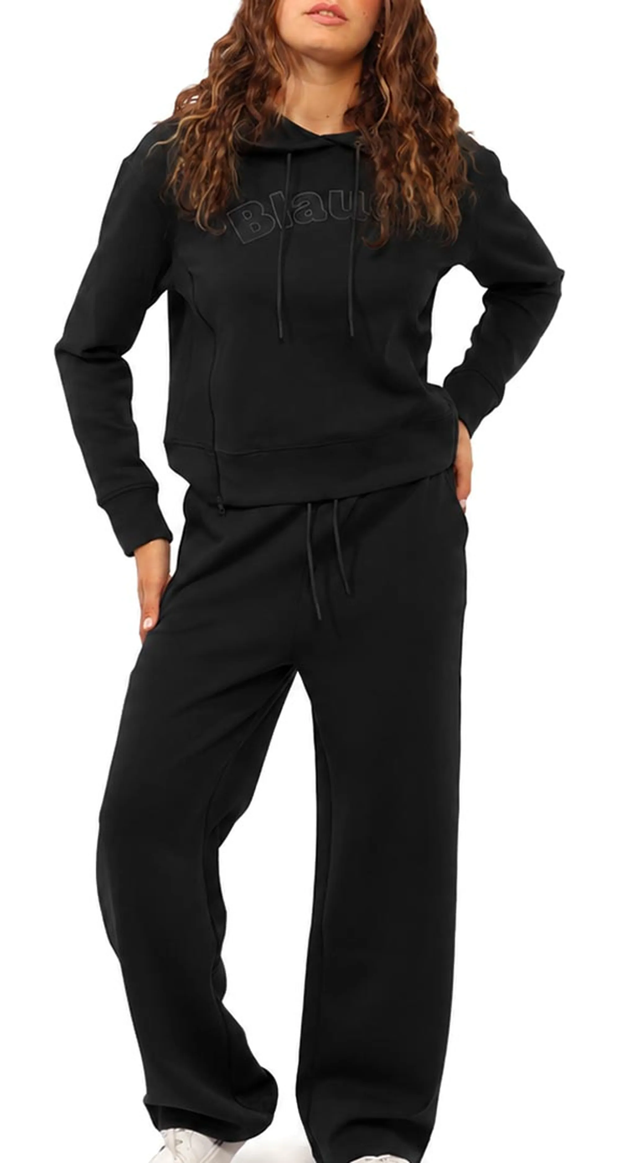 Blauer B'Blauer Sweatshirt With Side Zip' Black 26Wbldf08306 200507