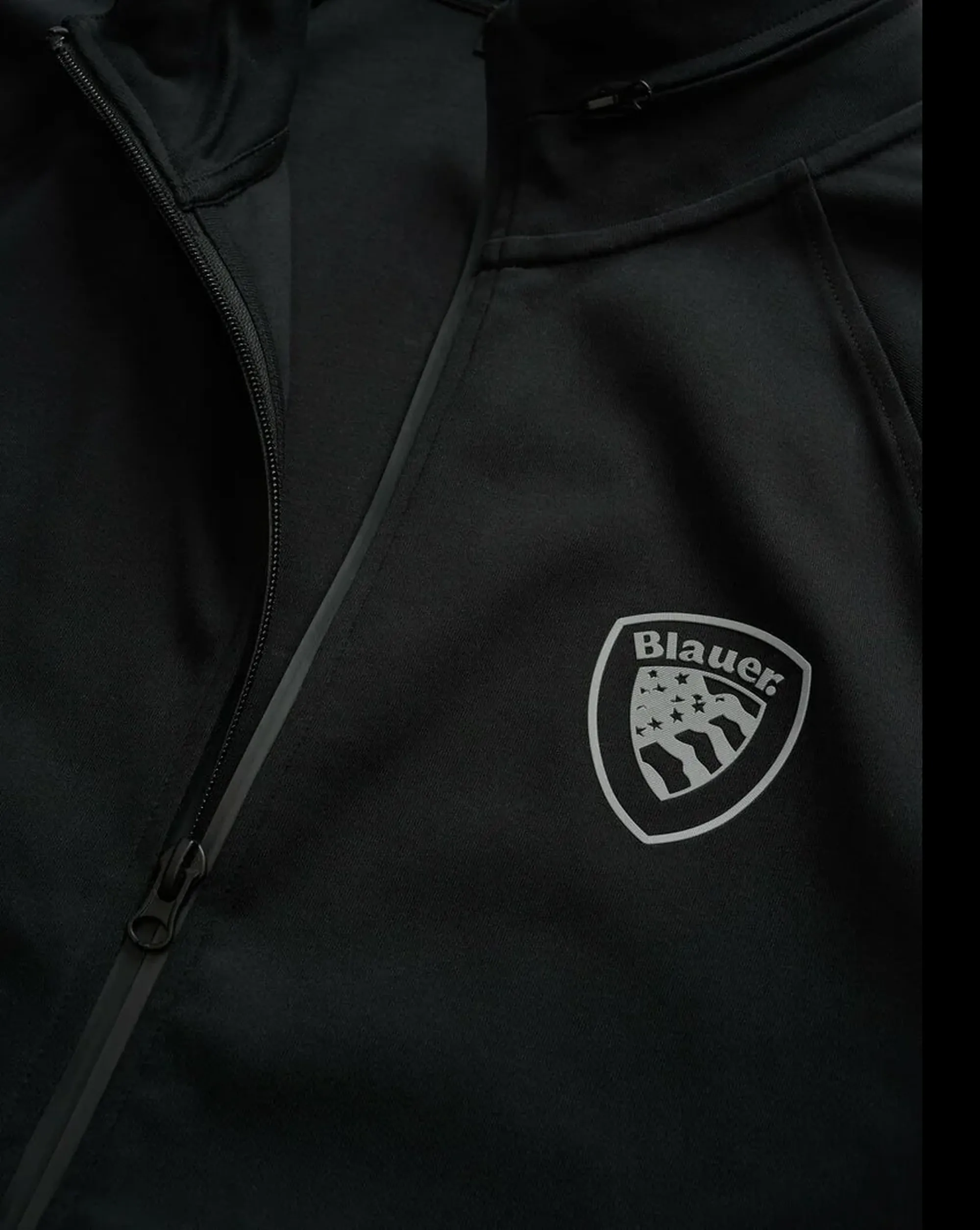 Blauer Felpa Con Cappuccio Nascosto Nelson Nero 25Wbluf01228 168023