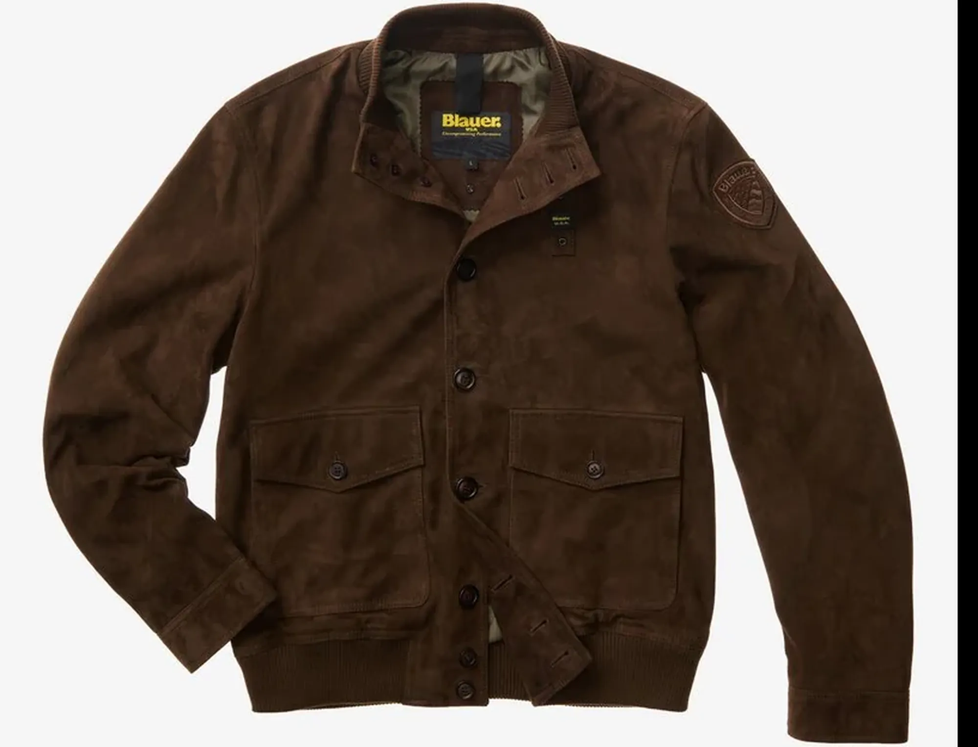 Blauer Giacca Scamosciata Foderata Daver Caffe 26Sblul02435 172486