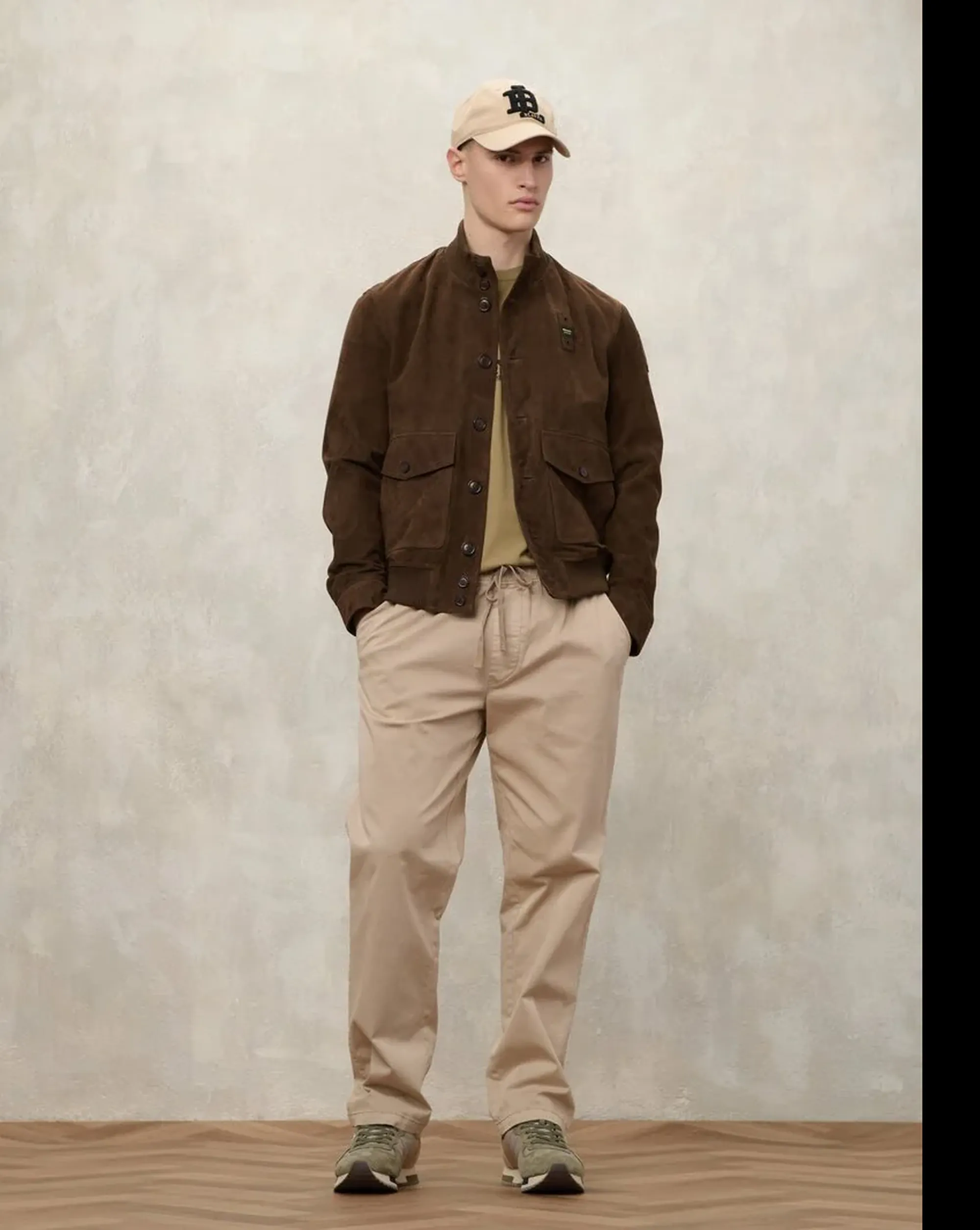 Blauer Giacca Scamosciata Foderata Daver Caffe 26Sblul02435 172487