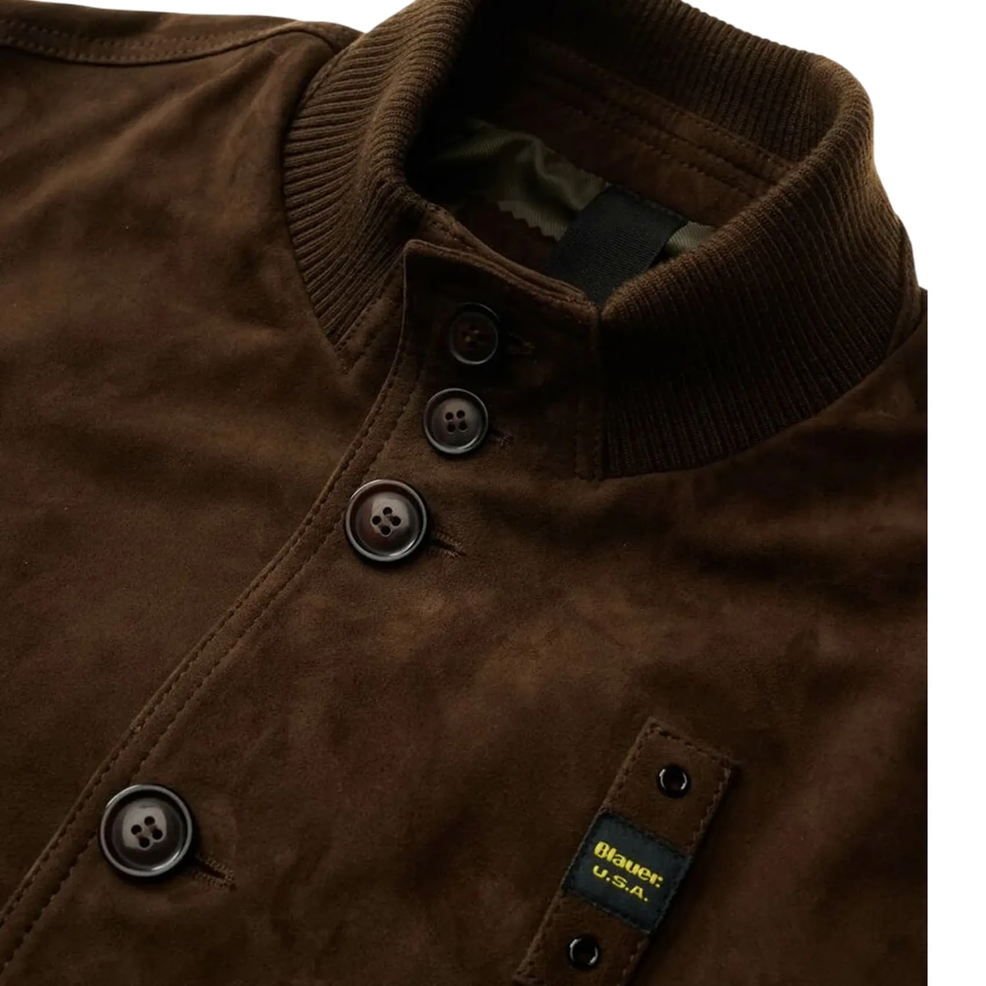 Blauer B'Daver Lined Suede Jacket' Caffe 26Sblul02435 172577