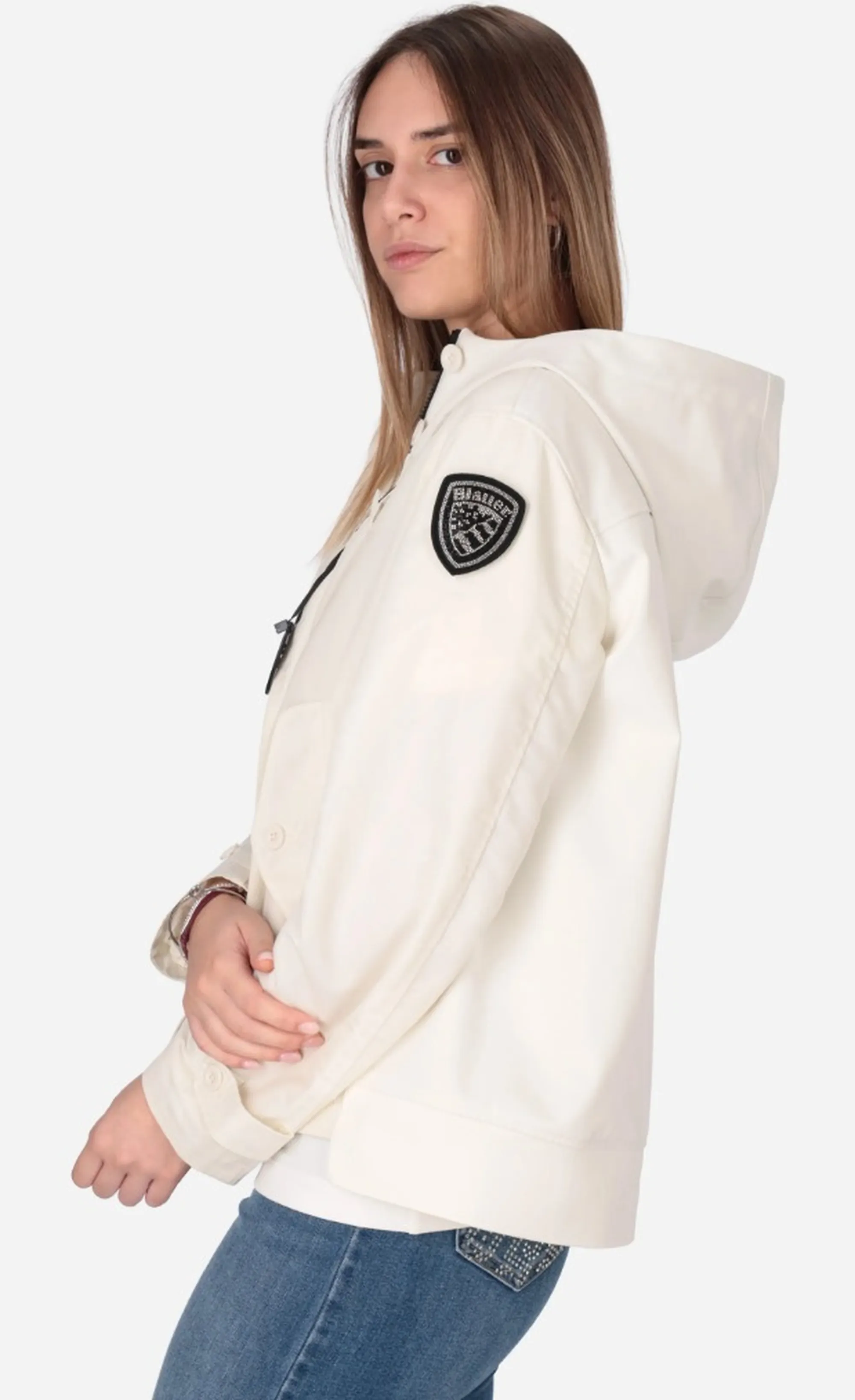 Blauer B'Smooth Fashion Marcella Jacket' White 26Sbldc01219 172500