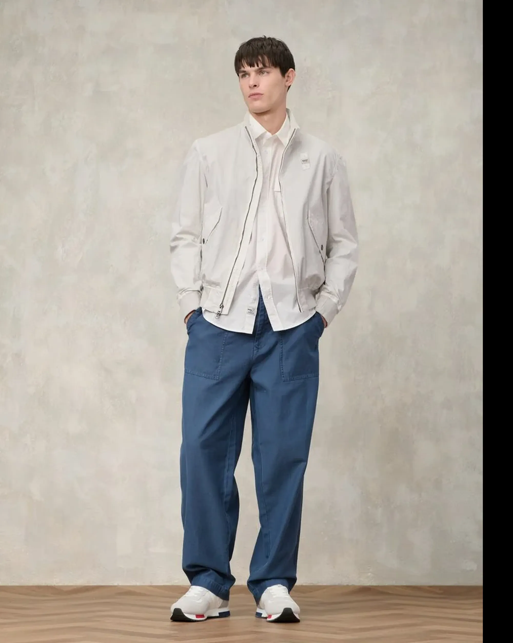 Blauer B'Badger Dyed Jacket' Light Gray 26Sbluc04139 178680