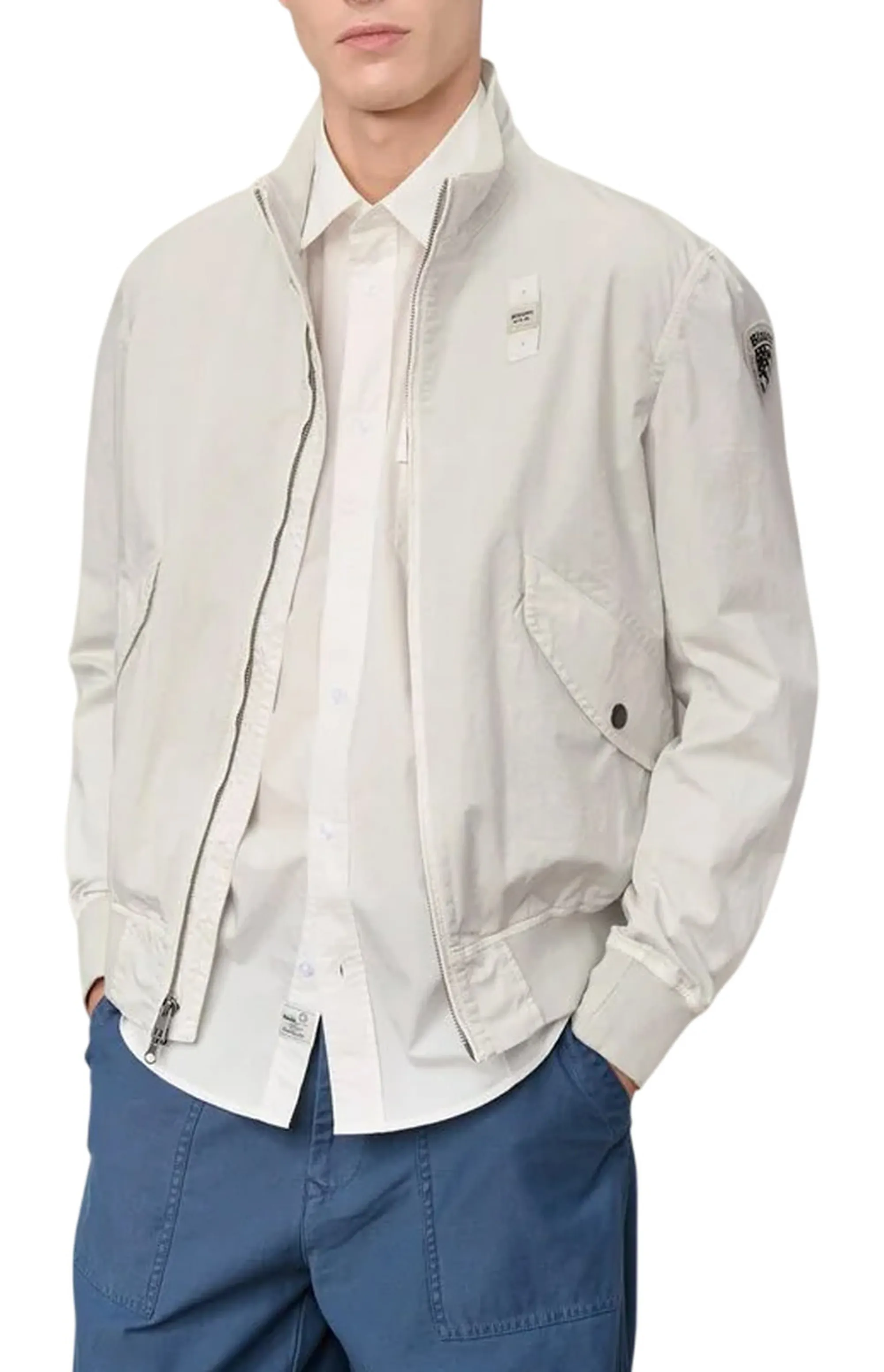 Blauer B'Badger Dyed Jacket' Light Gray 26Sbluc04139 178886