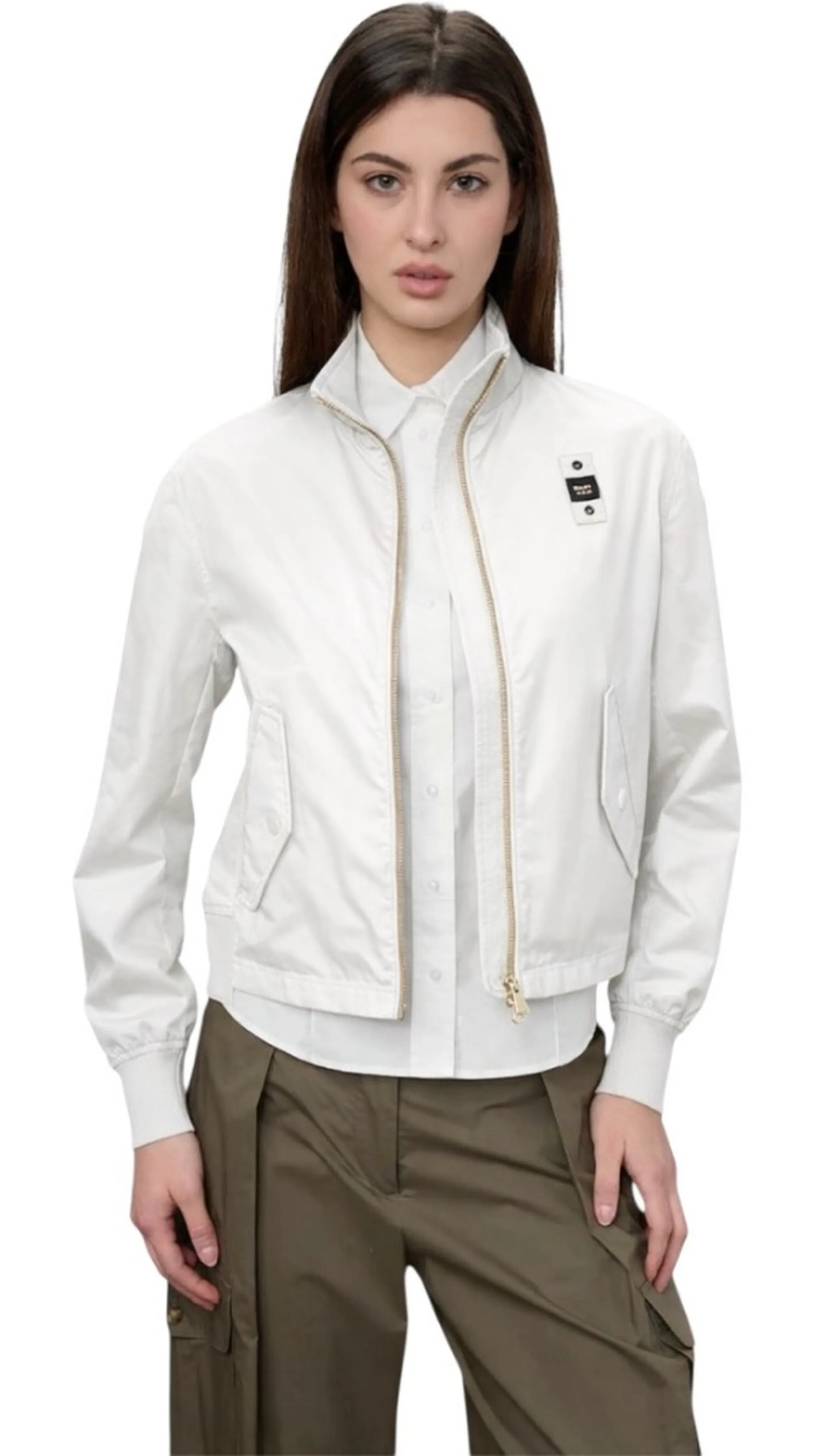 Blauer B'Carneyed Jacket' White 26Sbldc04460 172514