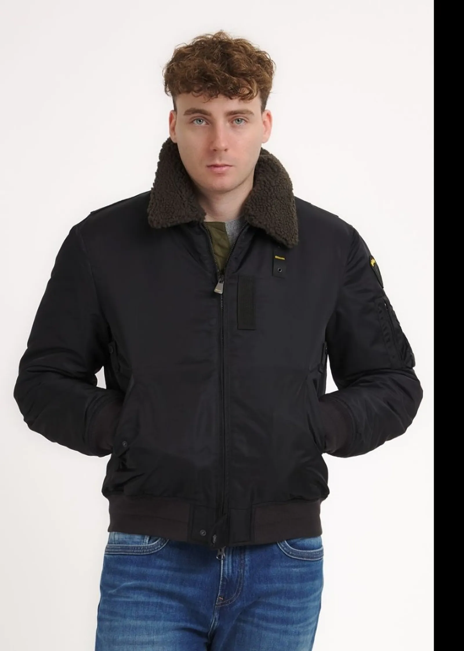 Blauer Giubbino Marshall Nero 26Wbluc02241 200283