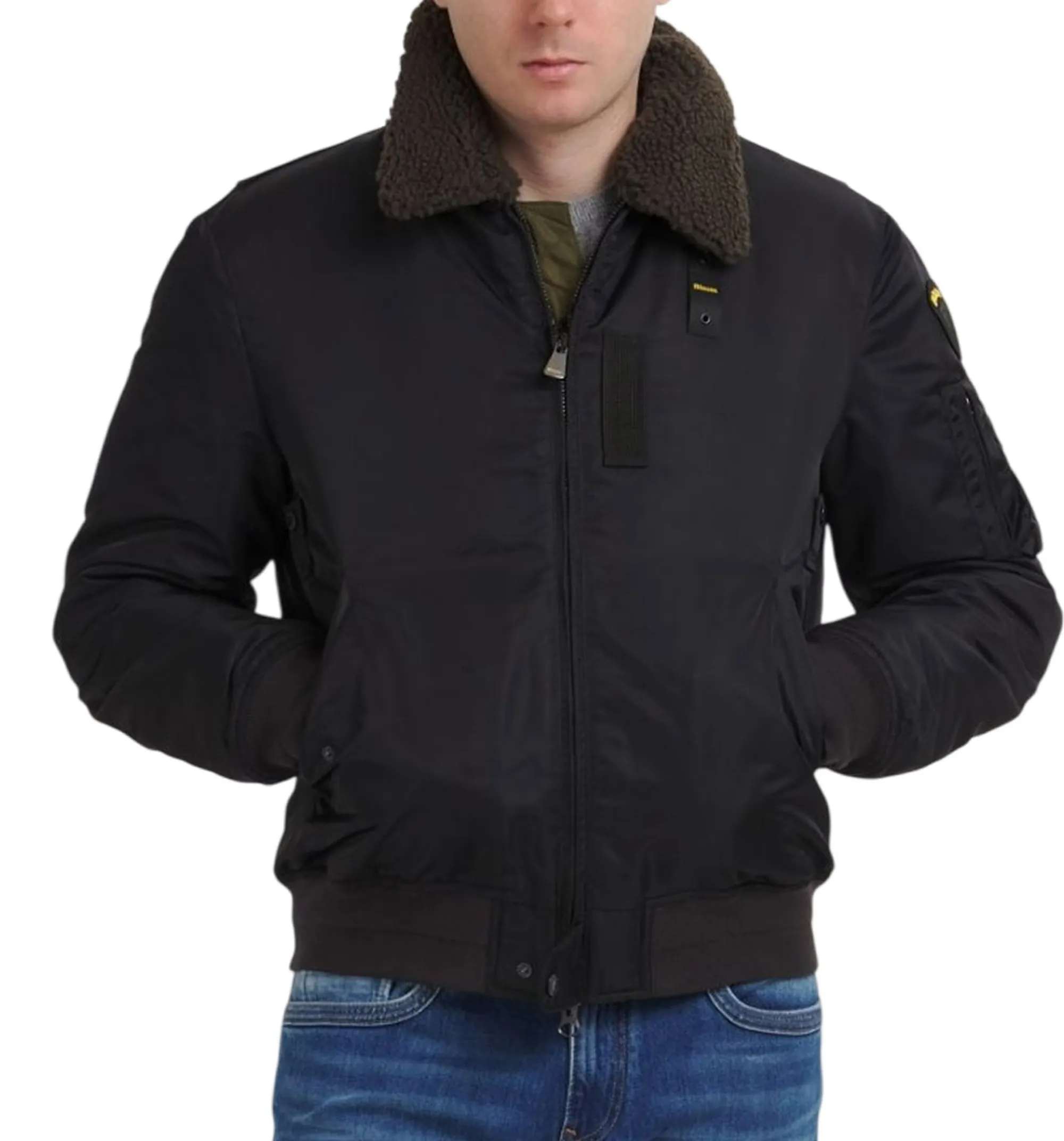 Blauer Giubbino Marshall Nero 26Wbluc02241 200375