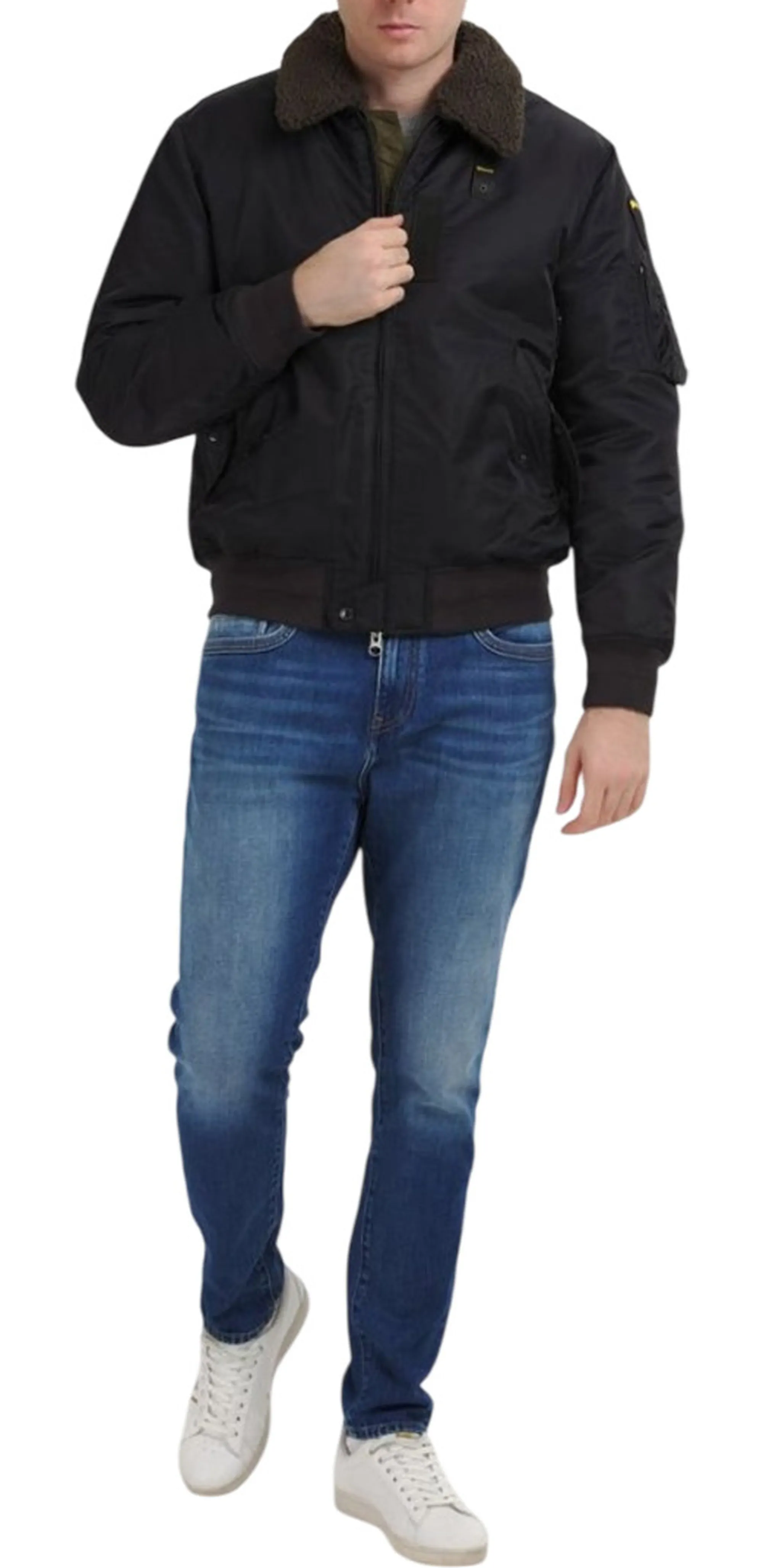 Blauer Giubbino Marshall Nero 26Wbluc02241 200378
