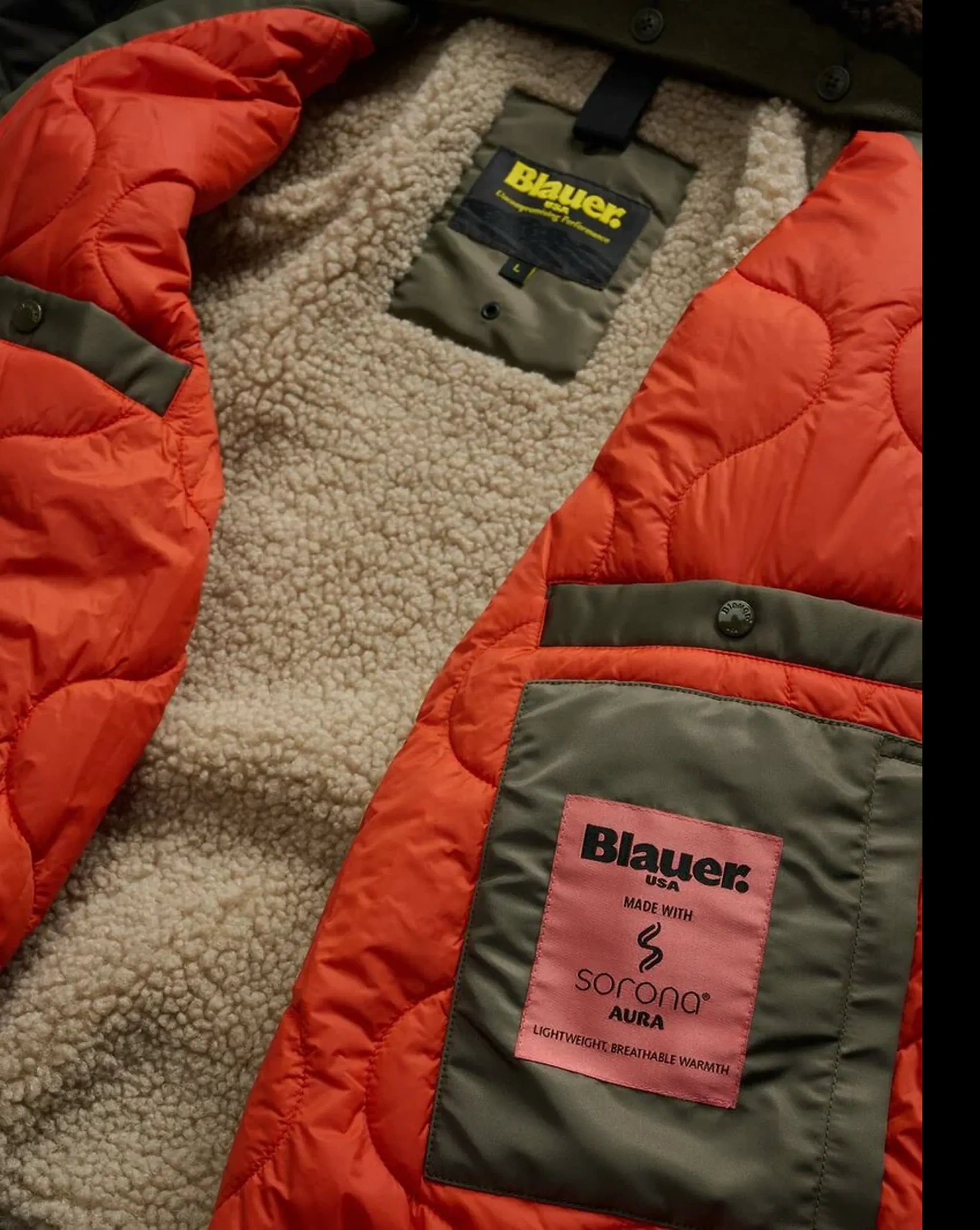 Blauer B'Marshall Police Jacket' Military 25Wbluc02029 168018