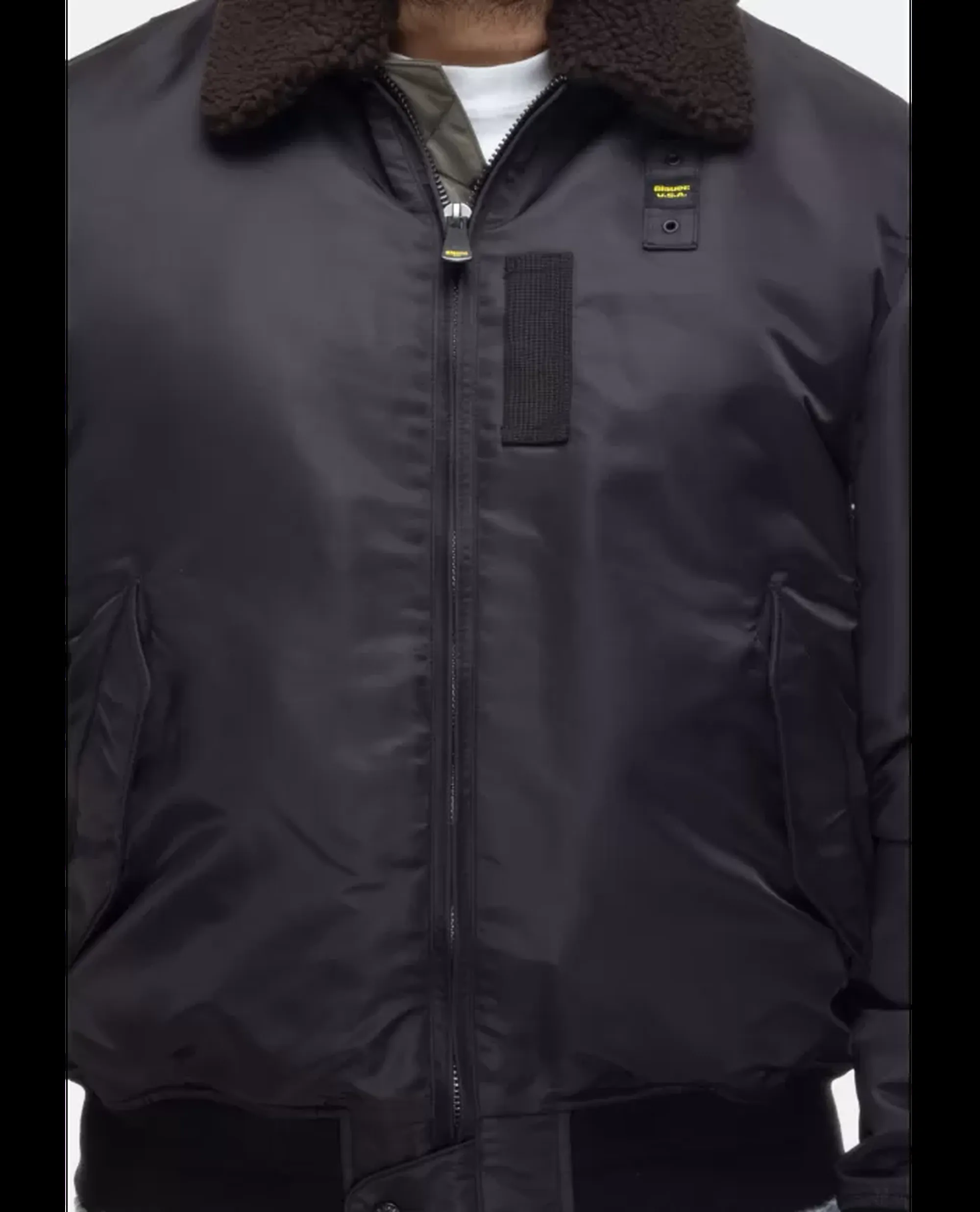 Blauer B'Marshall Police Jacket' Black 25Wbluc02029 167427