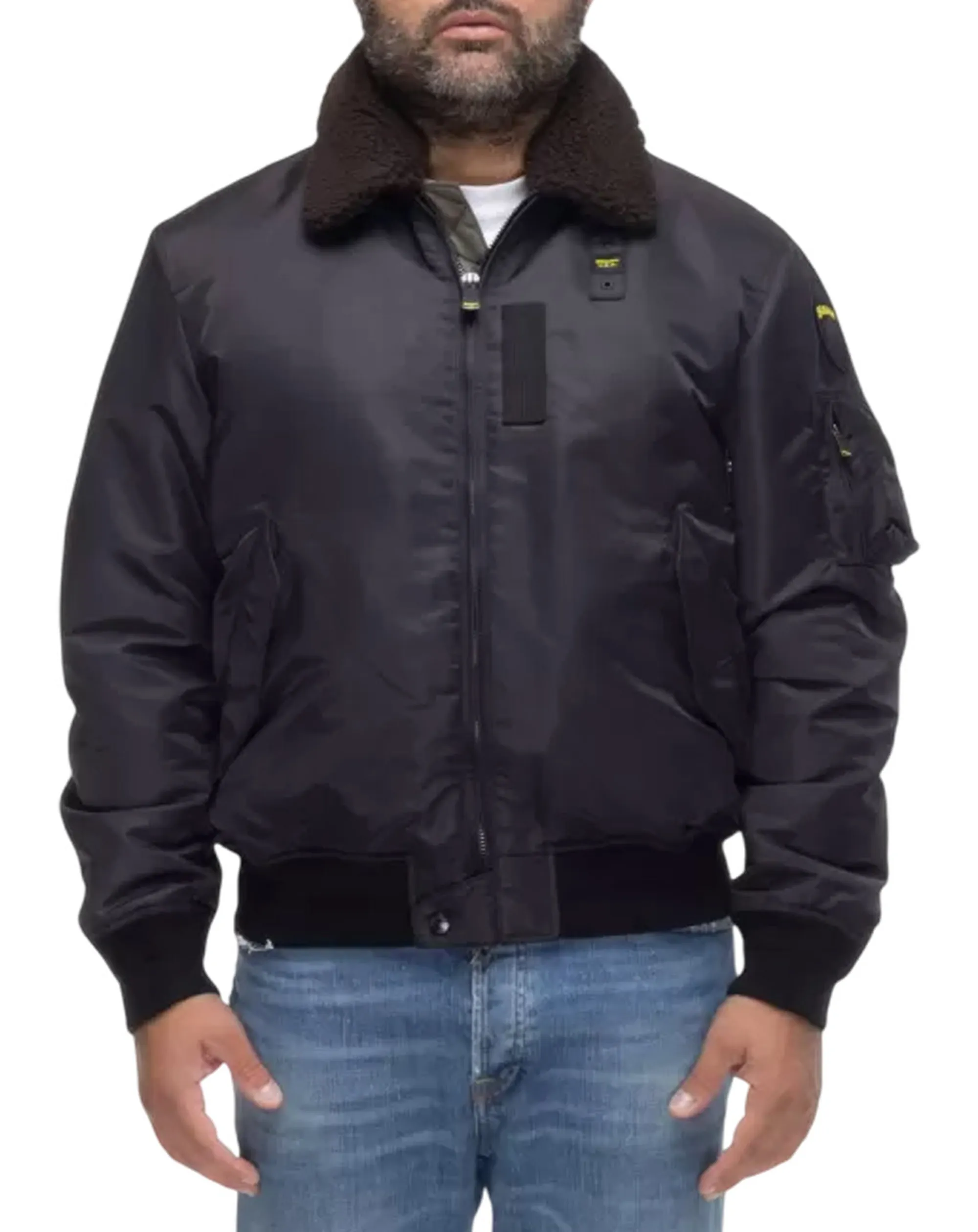 Blauer B'Marshall Police Jacket' Black 25Wbluc02029 167571