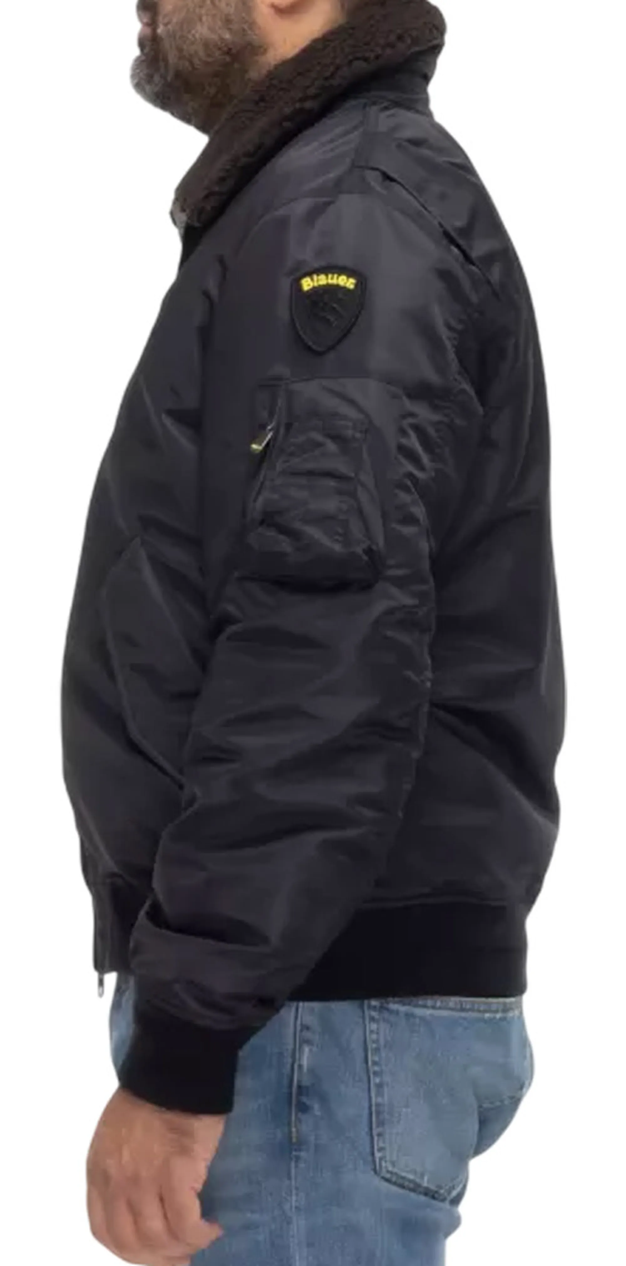 Blauer B'Marshall Police Jacket' Black 25Wbluc02029 167573