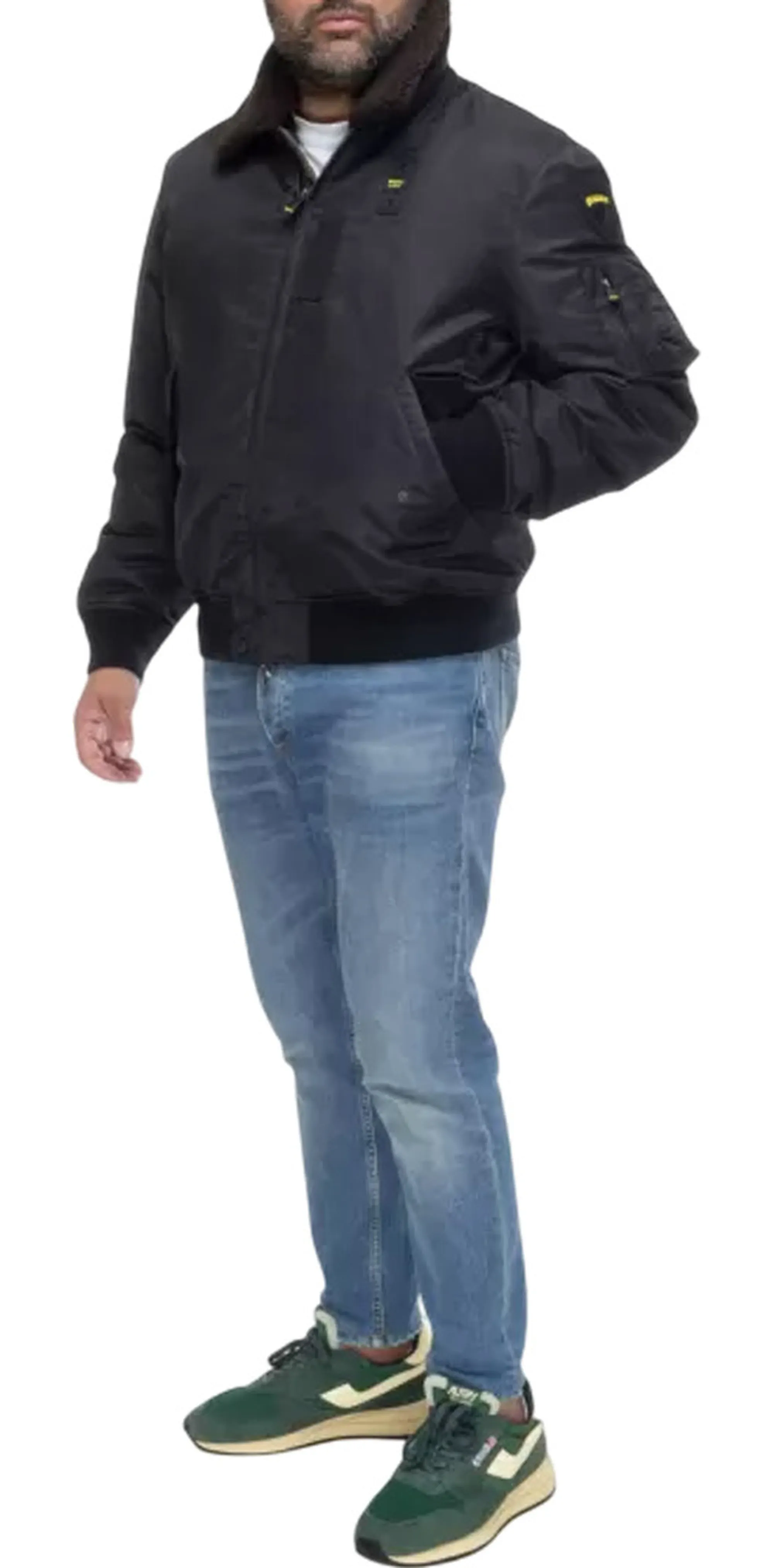 Blauer B'Marshall Police Jacket' Black 25Wbluc02029 167581