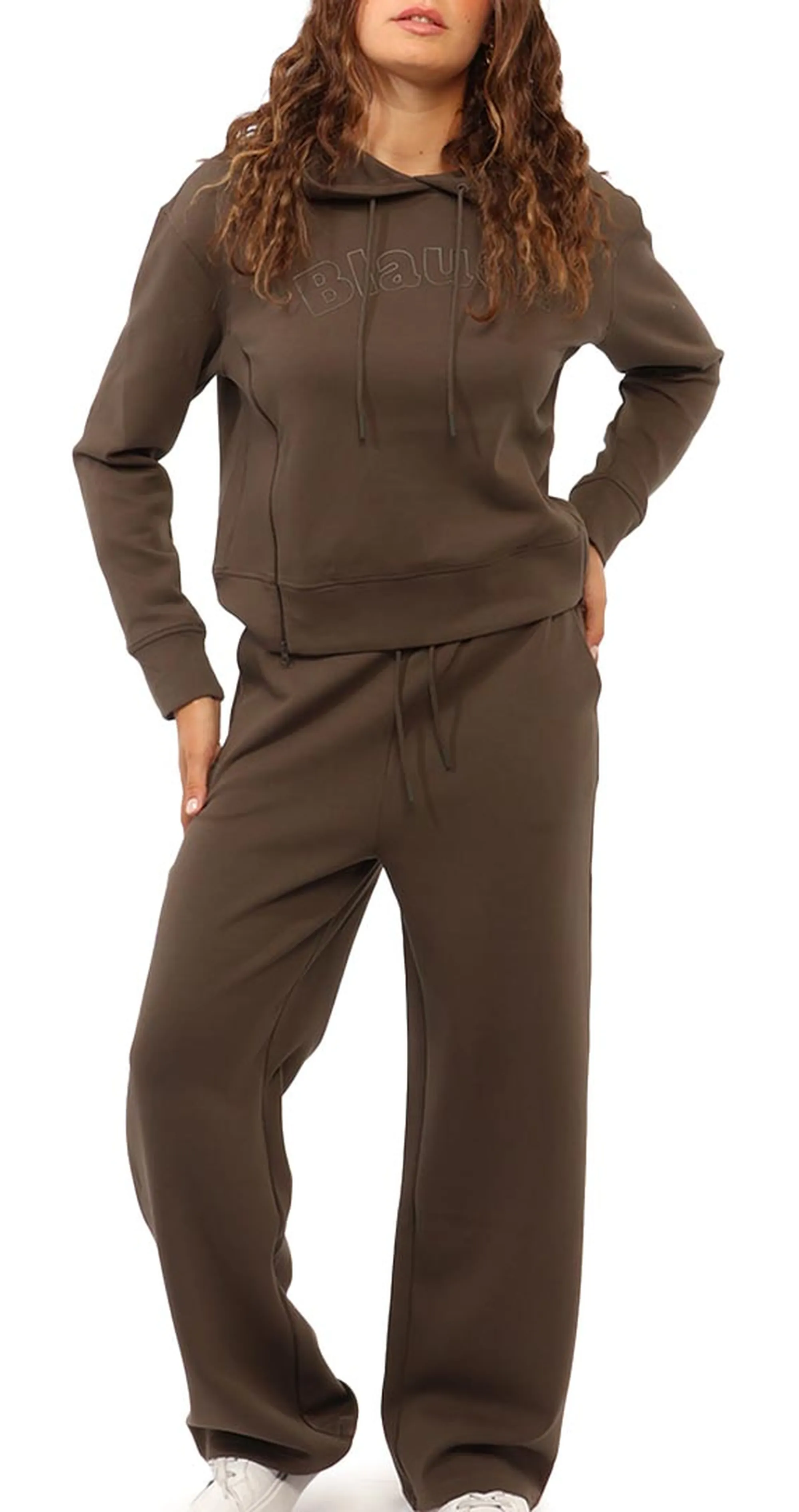 Blauer B'Blauer Wide Leg Trousers' Brown 26Wbldp01308 200529