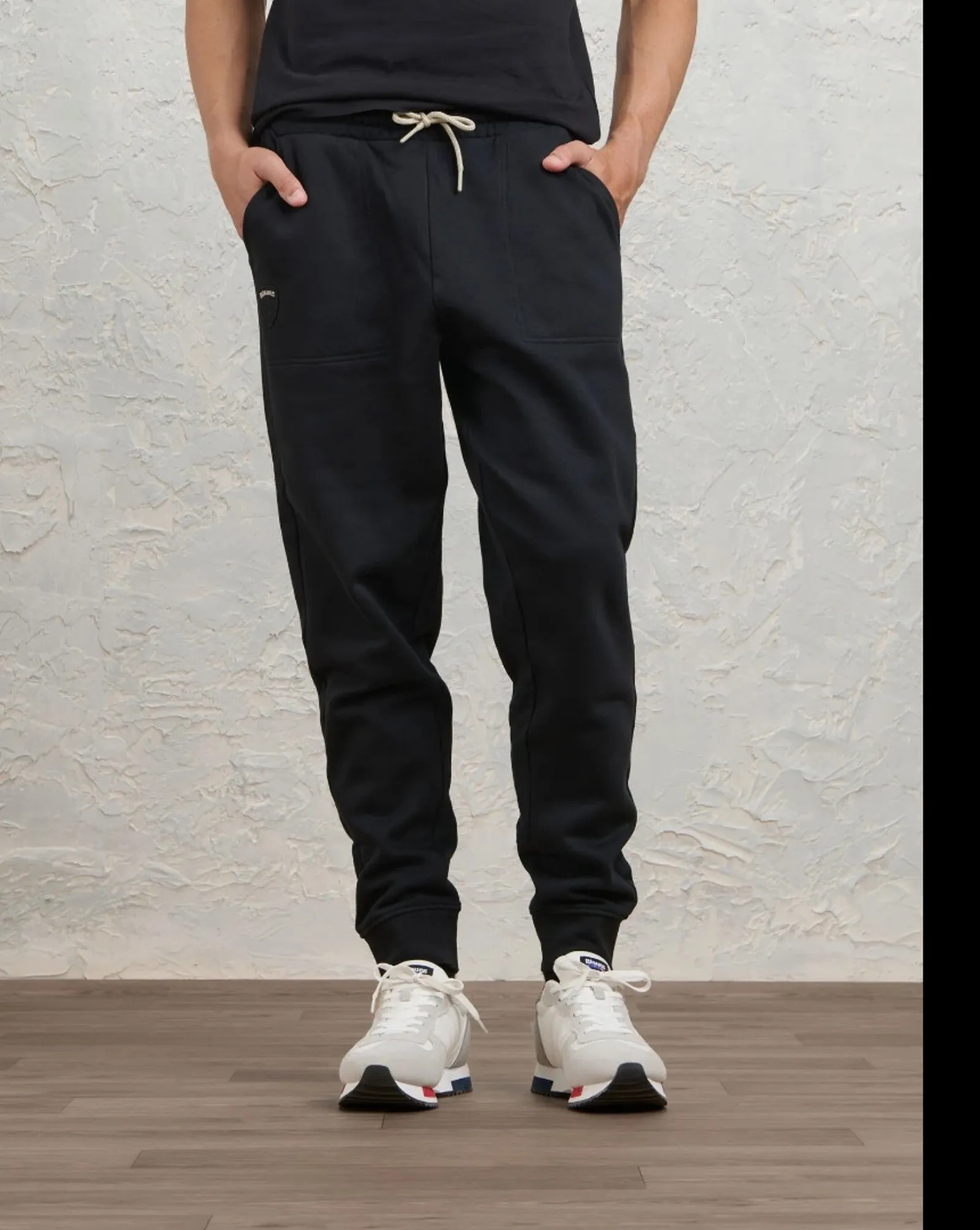 Blauer Pantalone In Felpa Walk Nero 26Wblup01319 200880