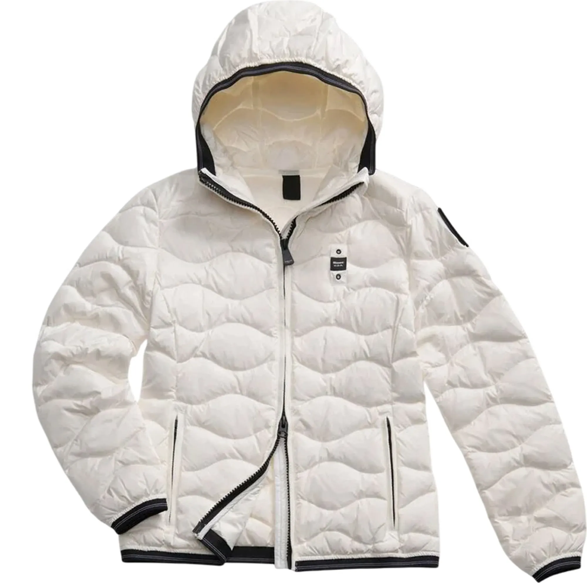 Blauer Piumino Ad Onde Camelia Bianco 25Wbldc03095 166703