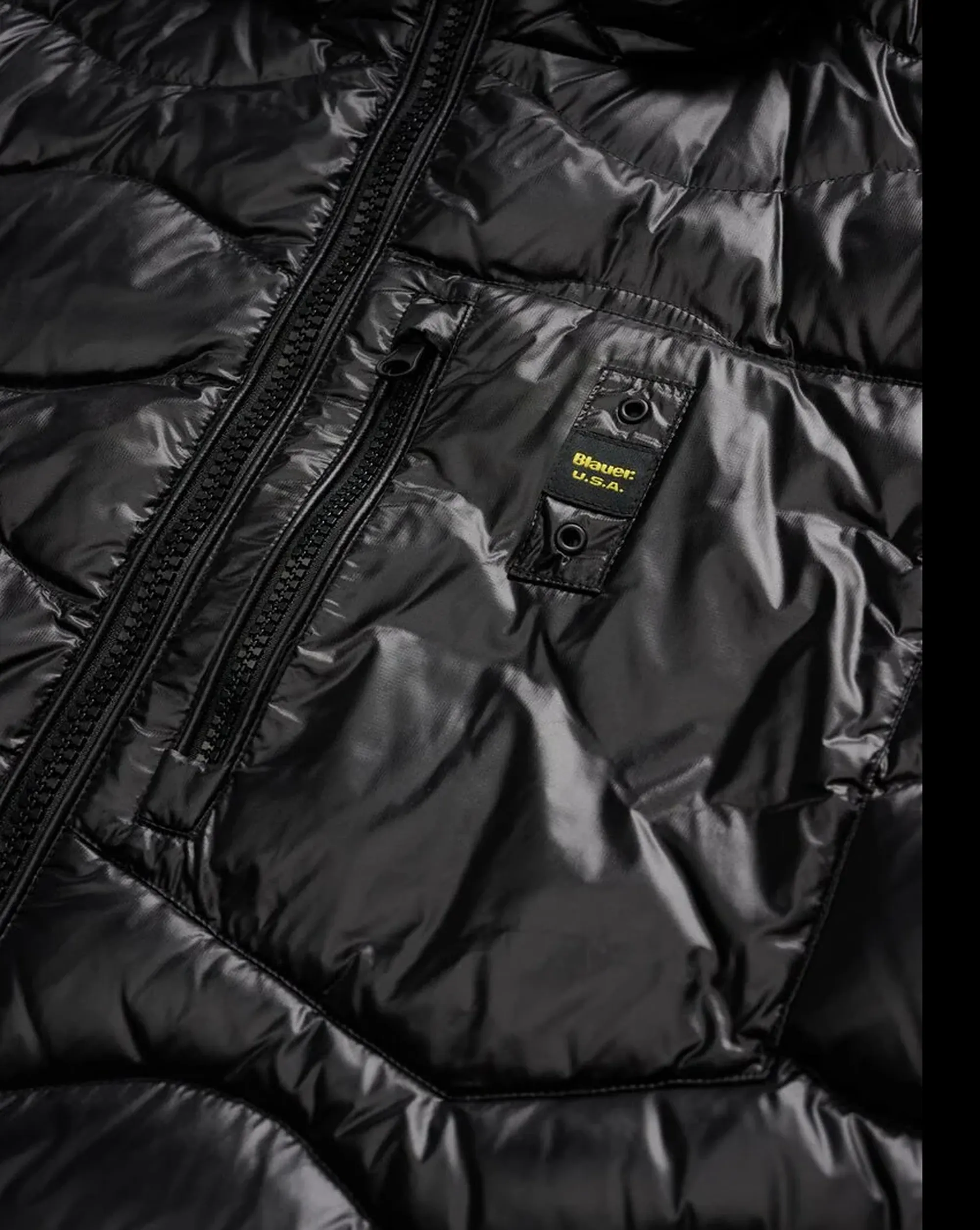 Blauer Piumino Ad Onde Wave Nero 25Wbluc03074 168013