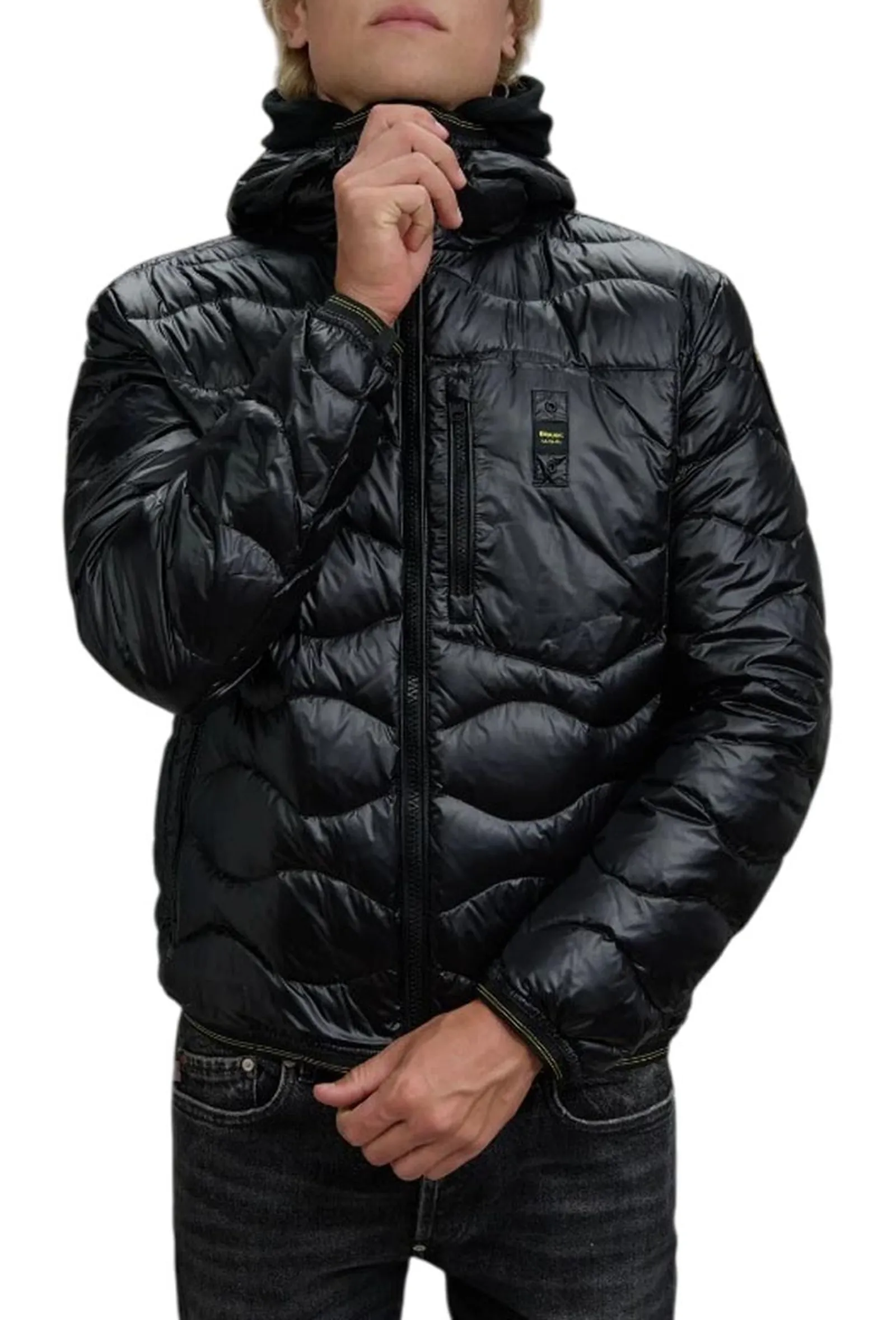 Blauer Piumino Ad Onde Wave Nero 25Wbluc03074 168079