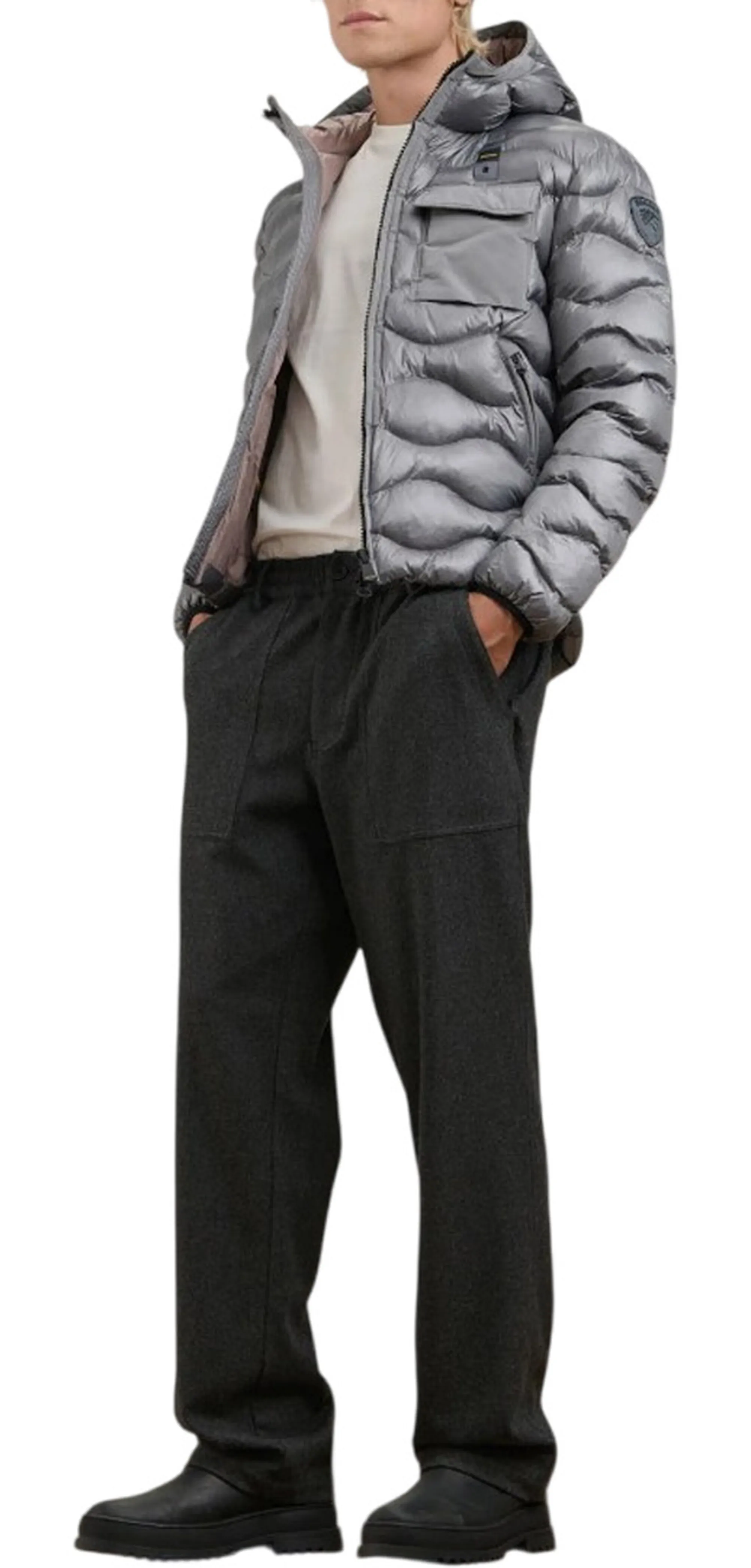 Blauer B'Bryant Down Jacket' Grey 26Wbluc02053 199752
