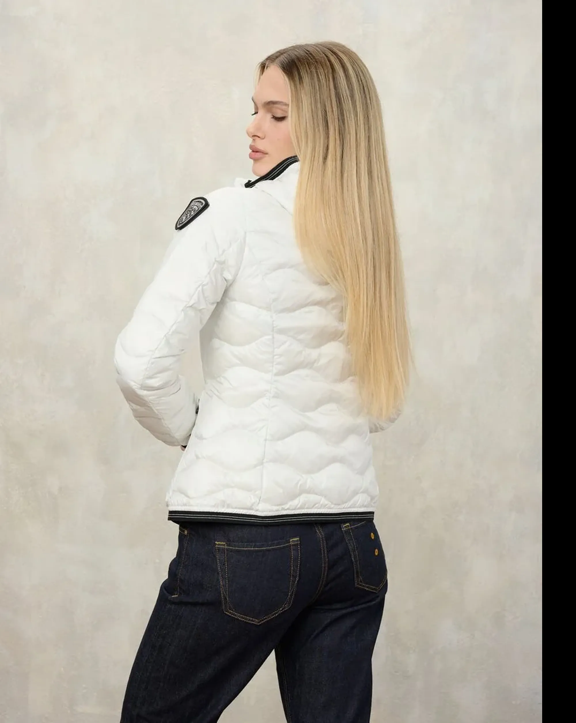 Blauer B'Camelia Down Jacket With Hood' White 26Sbldc03169 172457