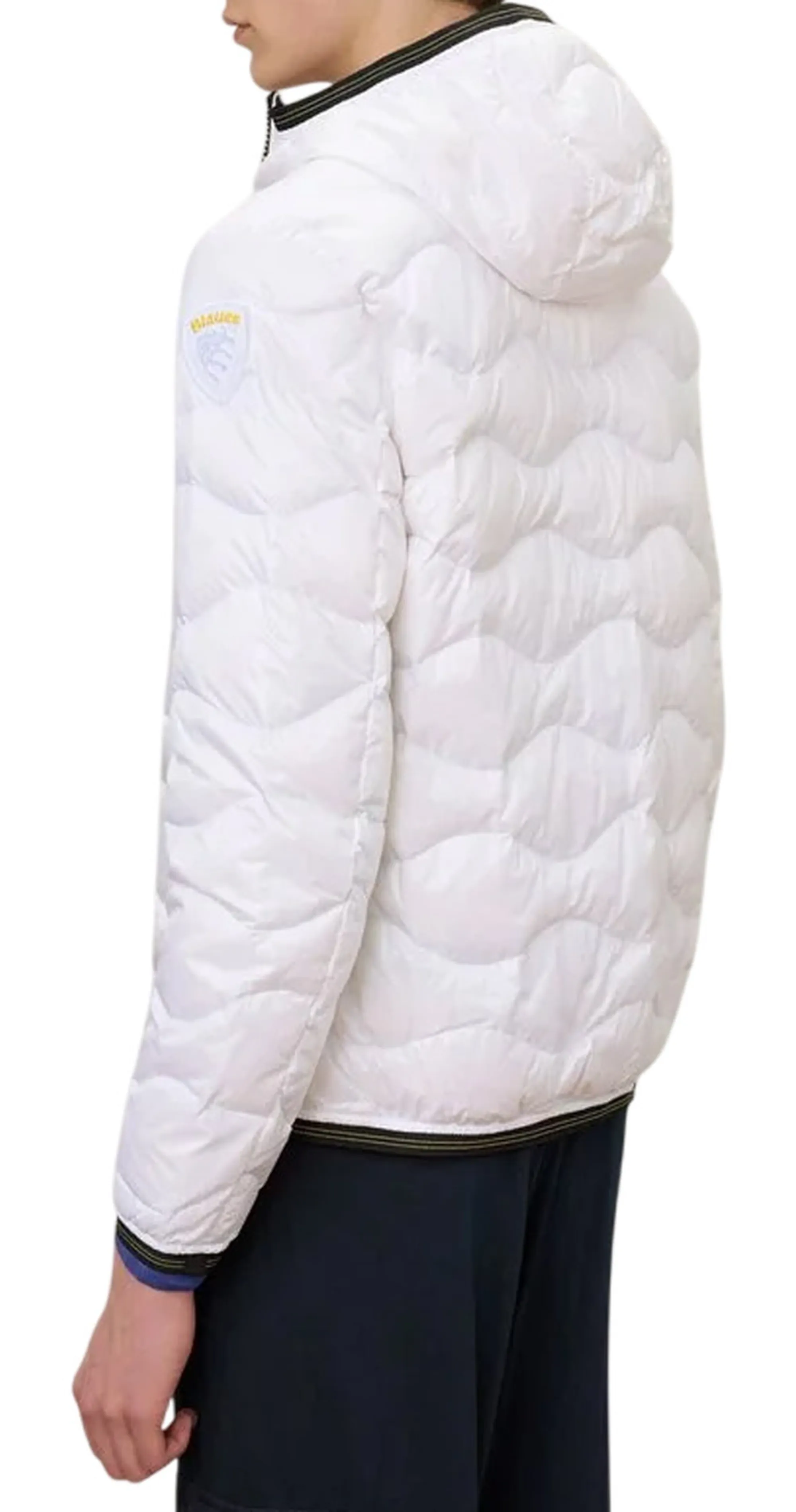 Blauer Piumino Con Cappuccio E Taschina Wave Bianco 26Sbluc03177 172609