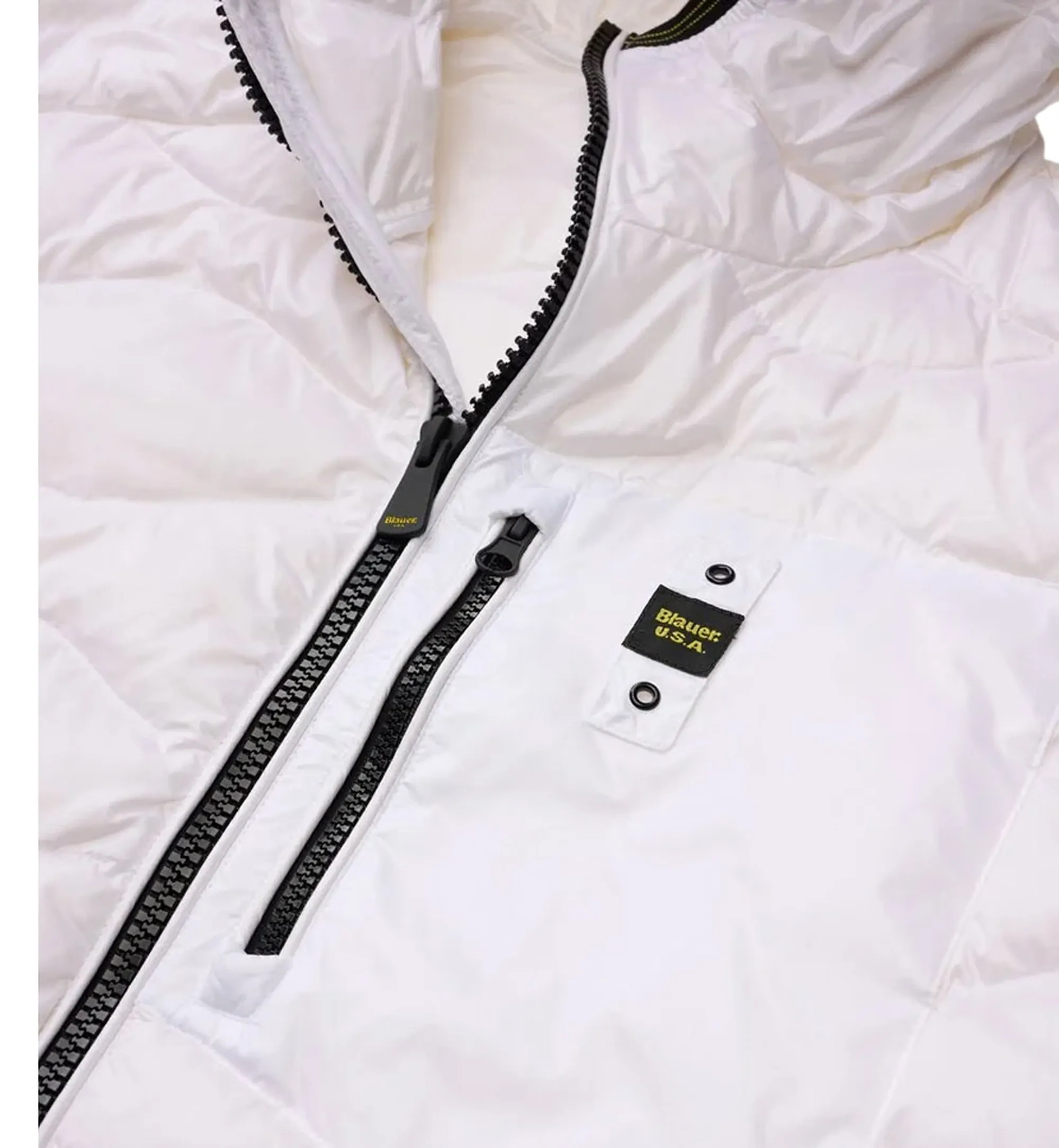 Blauer Piumino Con Cappuccio E Taschina Wave Bianco 26Sbluc03177 172611