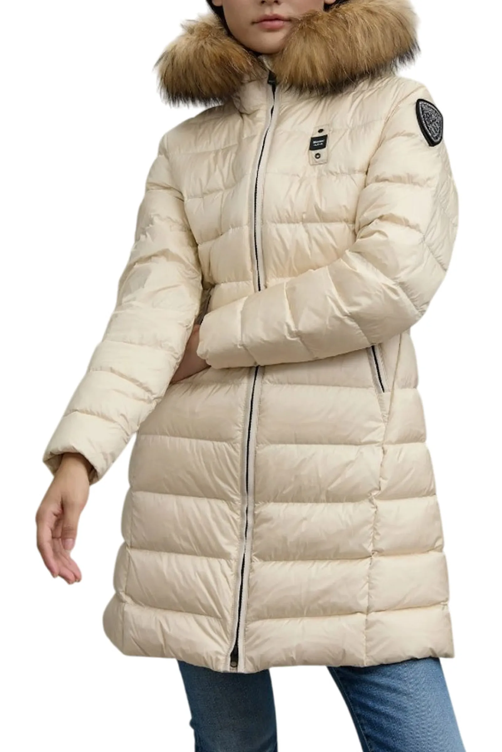 Blauer Piumino Kristin Crema 25Wbldk03103 166684