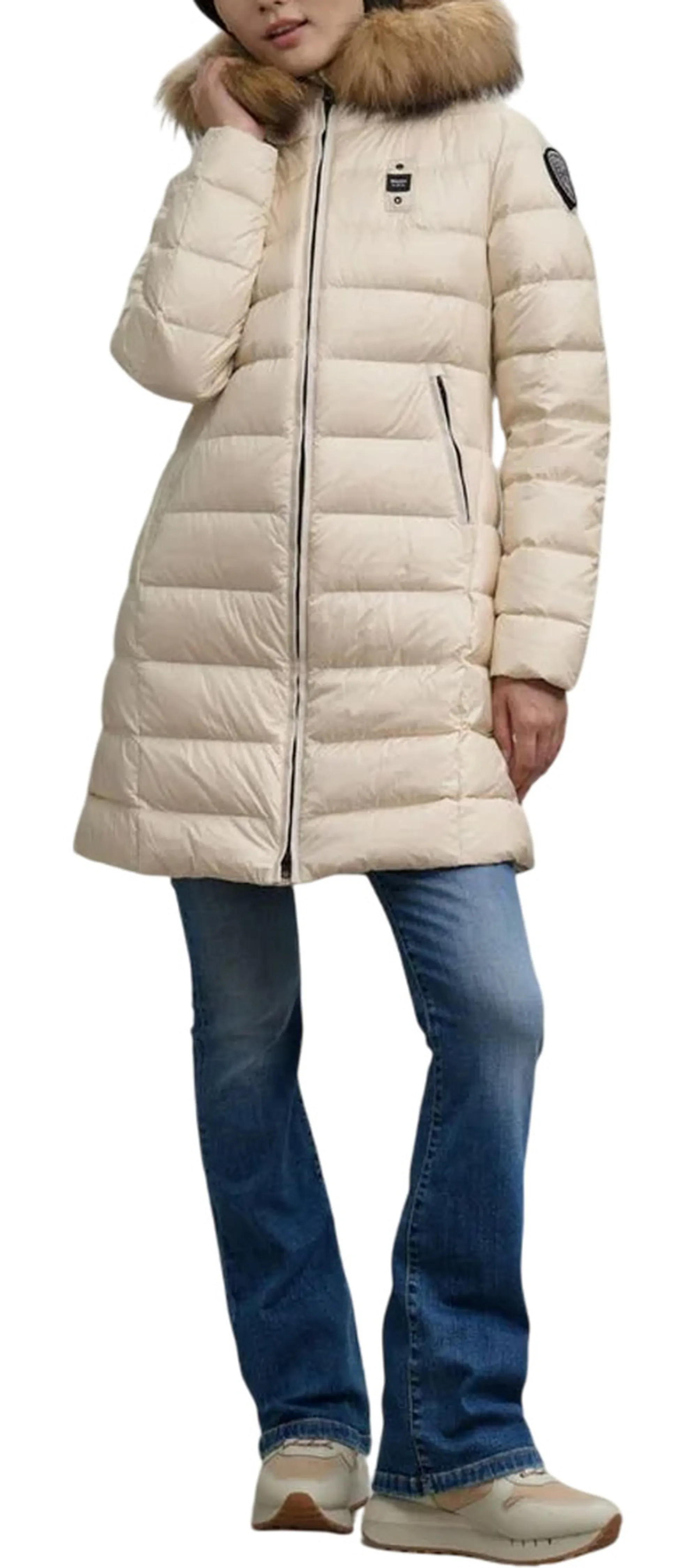 Blauer Piumino Kristin Crema 25Wbldk03103 166686