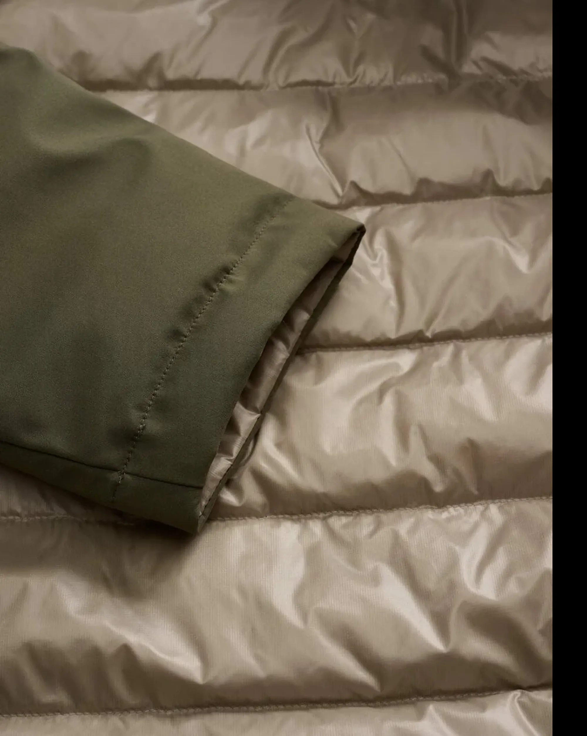 Blauer B'Ballard Reversible Nylon Noprene Down Jacket' Military 25Wbluc06082 165634