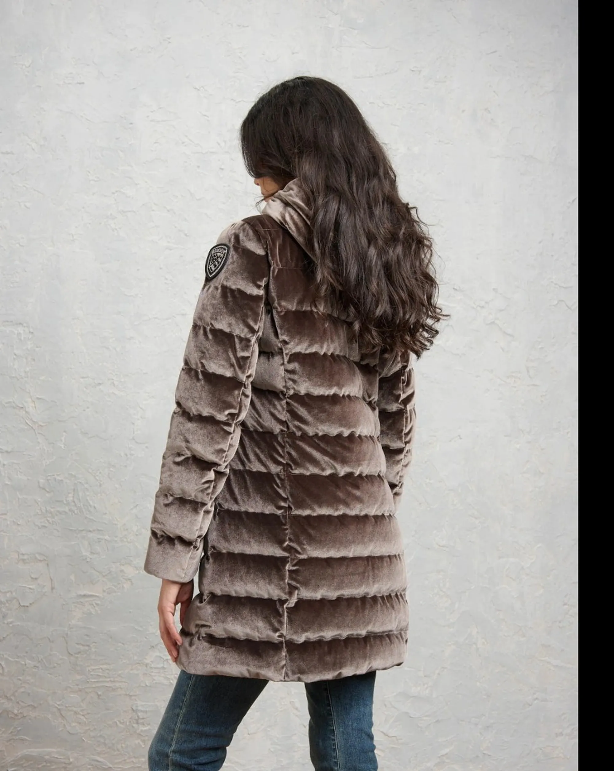 Blauer B'Velly Long Down Jacket' Brown 26Wbldk03364 199585