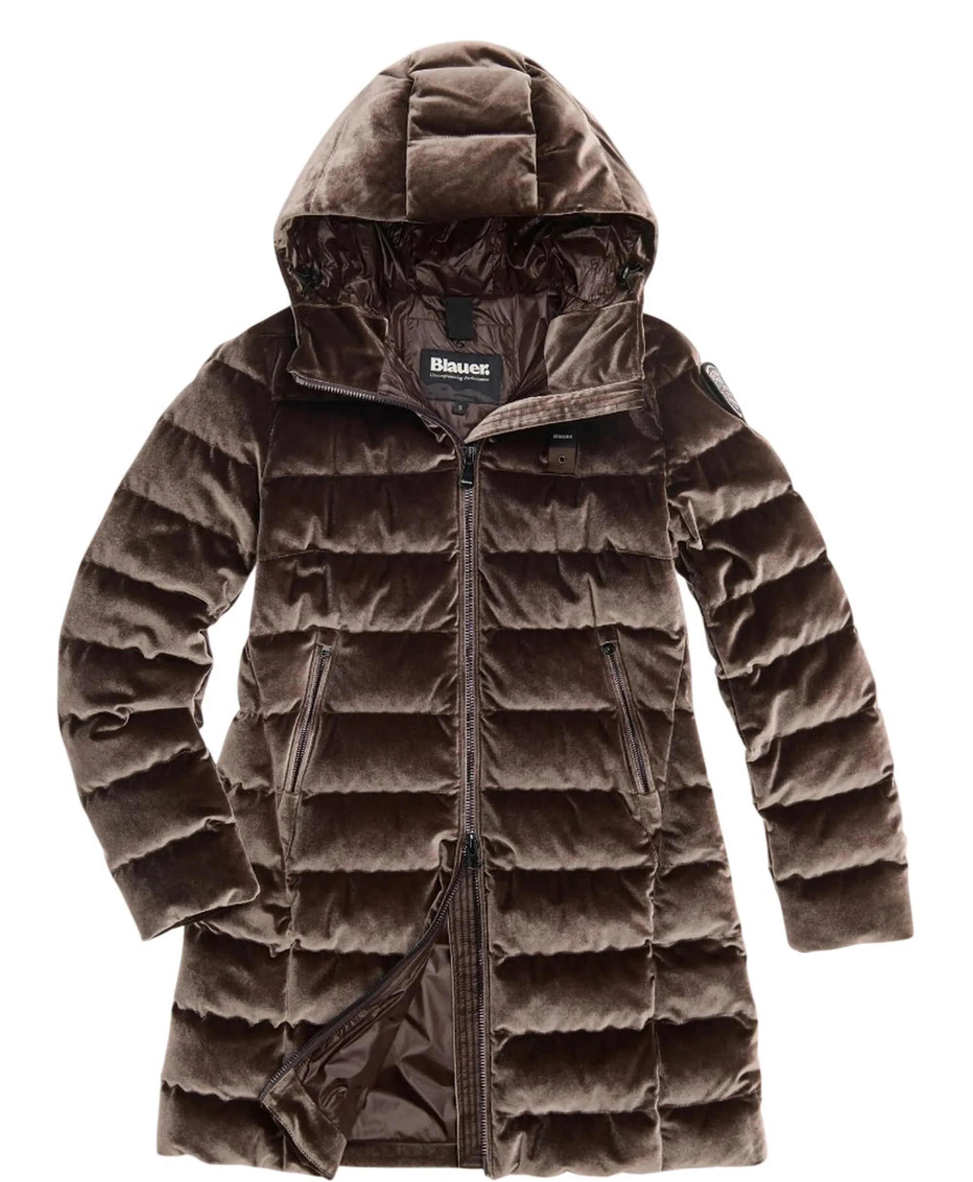 Blauer B'Velly Long Down Jacket' Brown 26Wbldk03364 199852