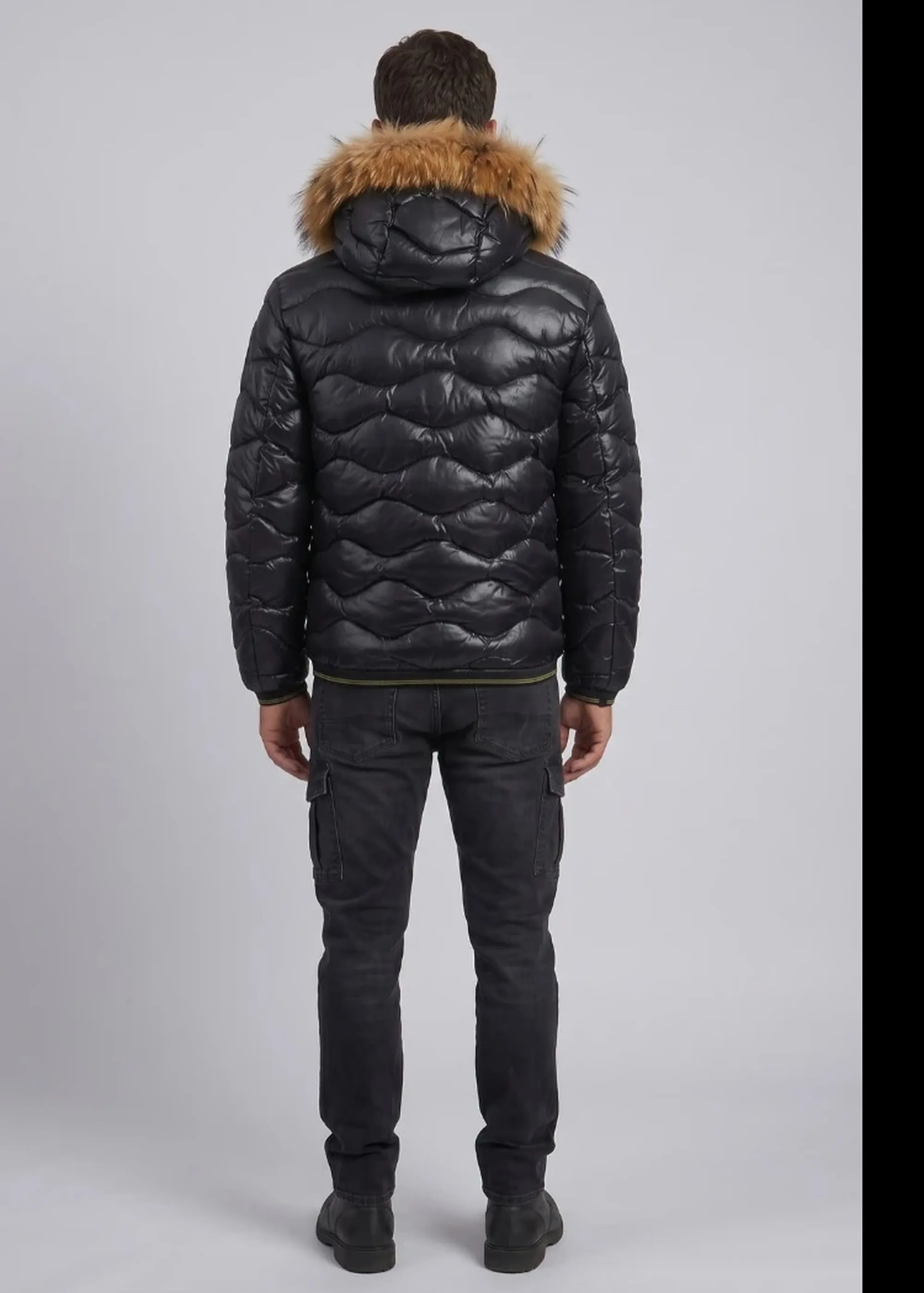 Blauer Piumino Wavefur Nero 26Wbluc03065 200882