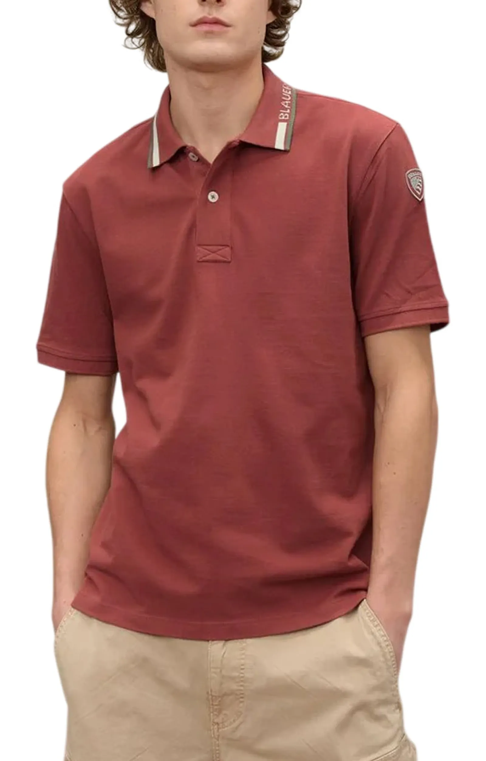 Blauer Polo Ransom Mattone 26Sblut02297 181407