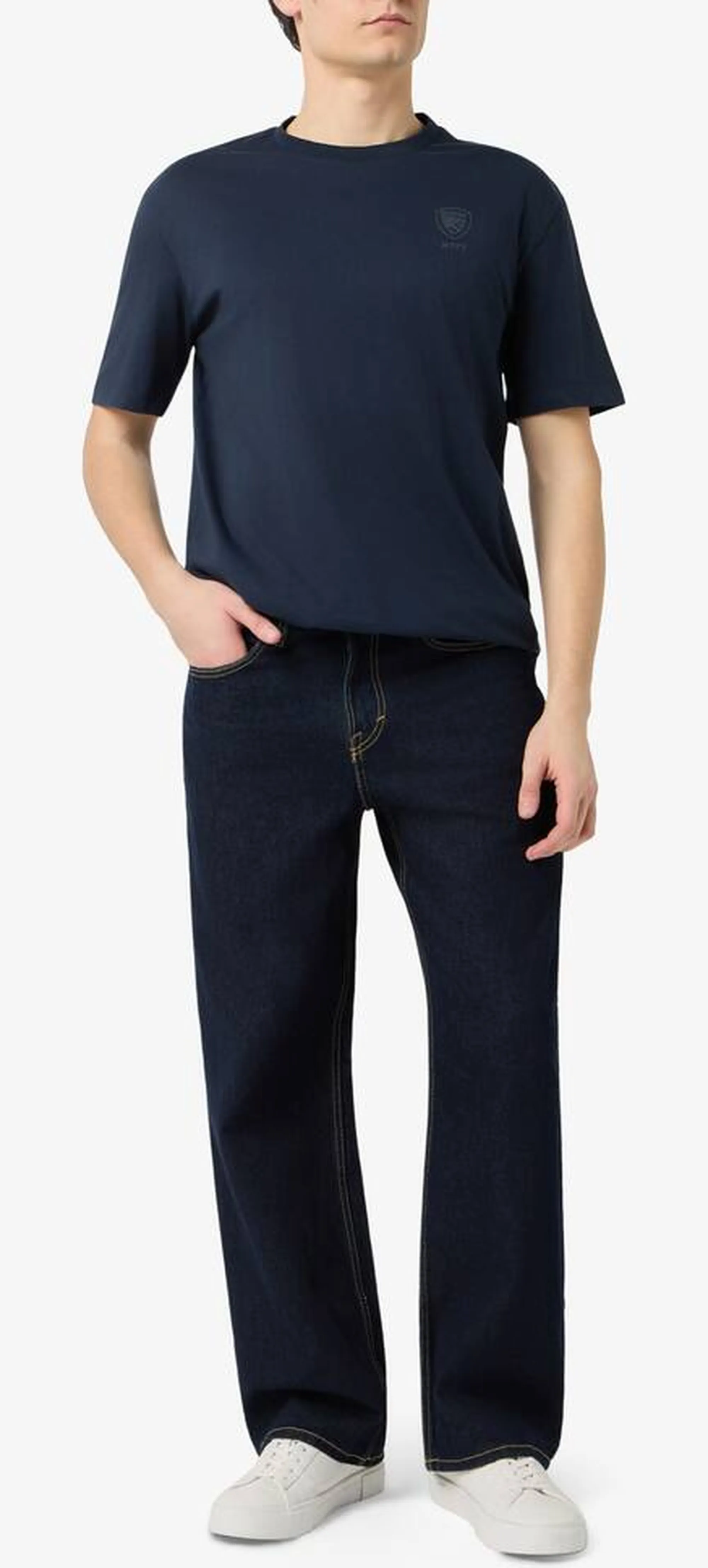 Blauer T-Shirt Eutaw Blu 26Sbluh02302 174649