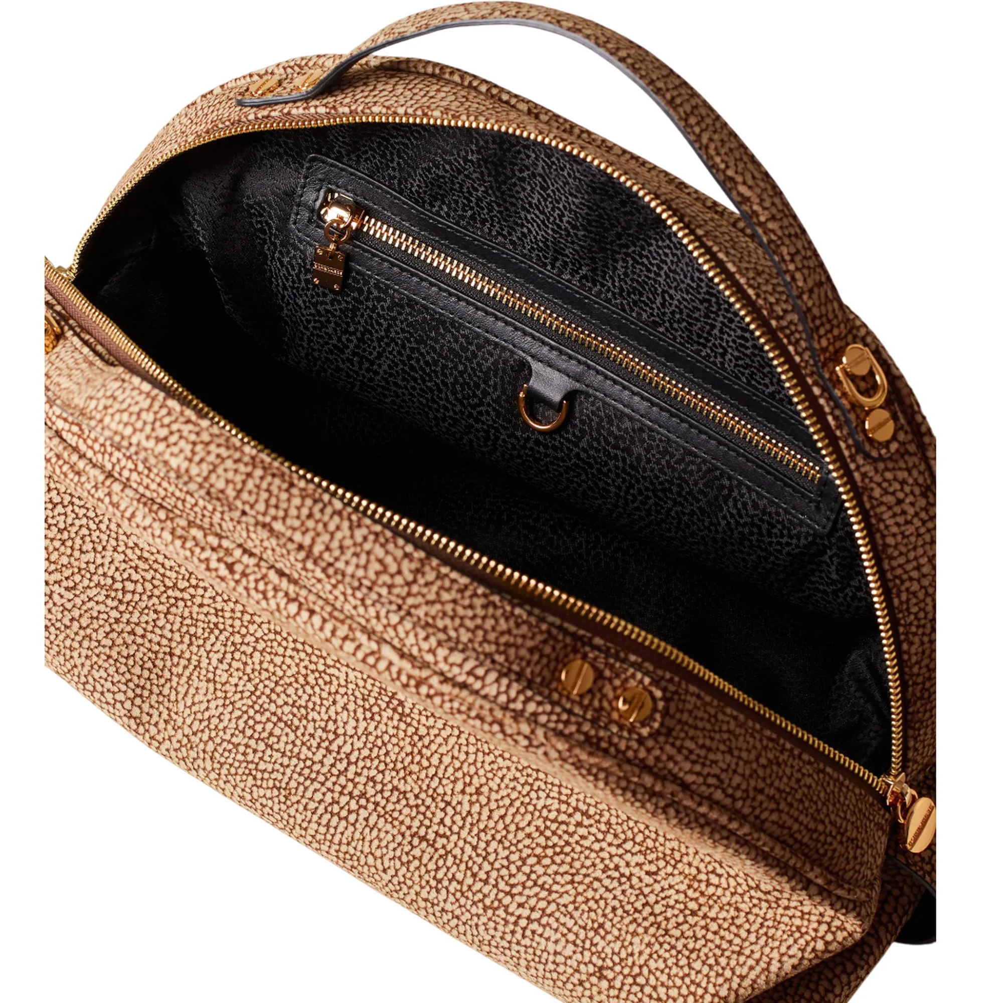 Borbonese B'Medium Top Case' Natural 923330684306 154158