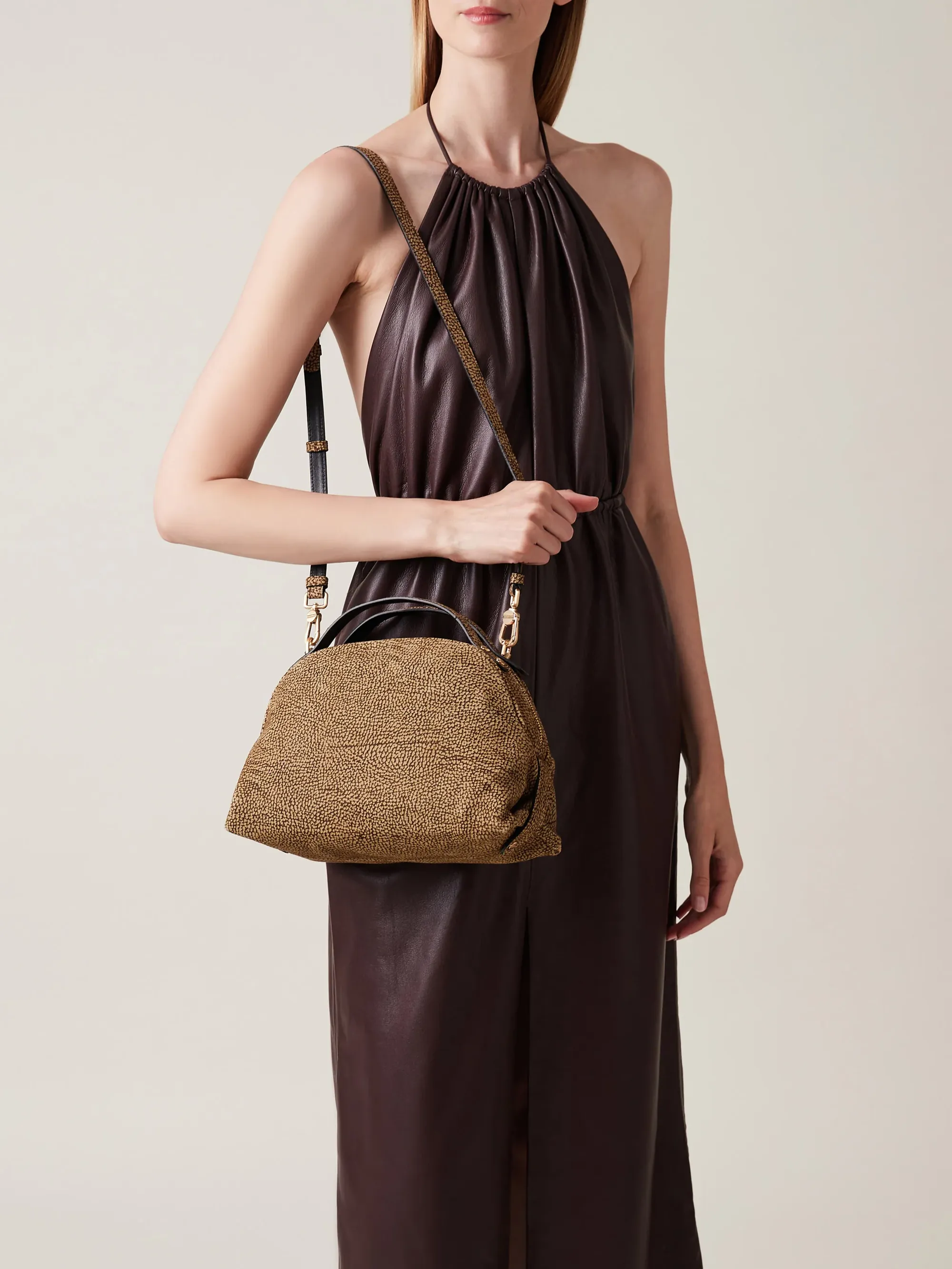 Borbonese Bauletto Small Naturale 923329684306 152933