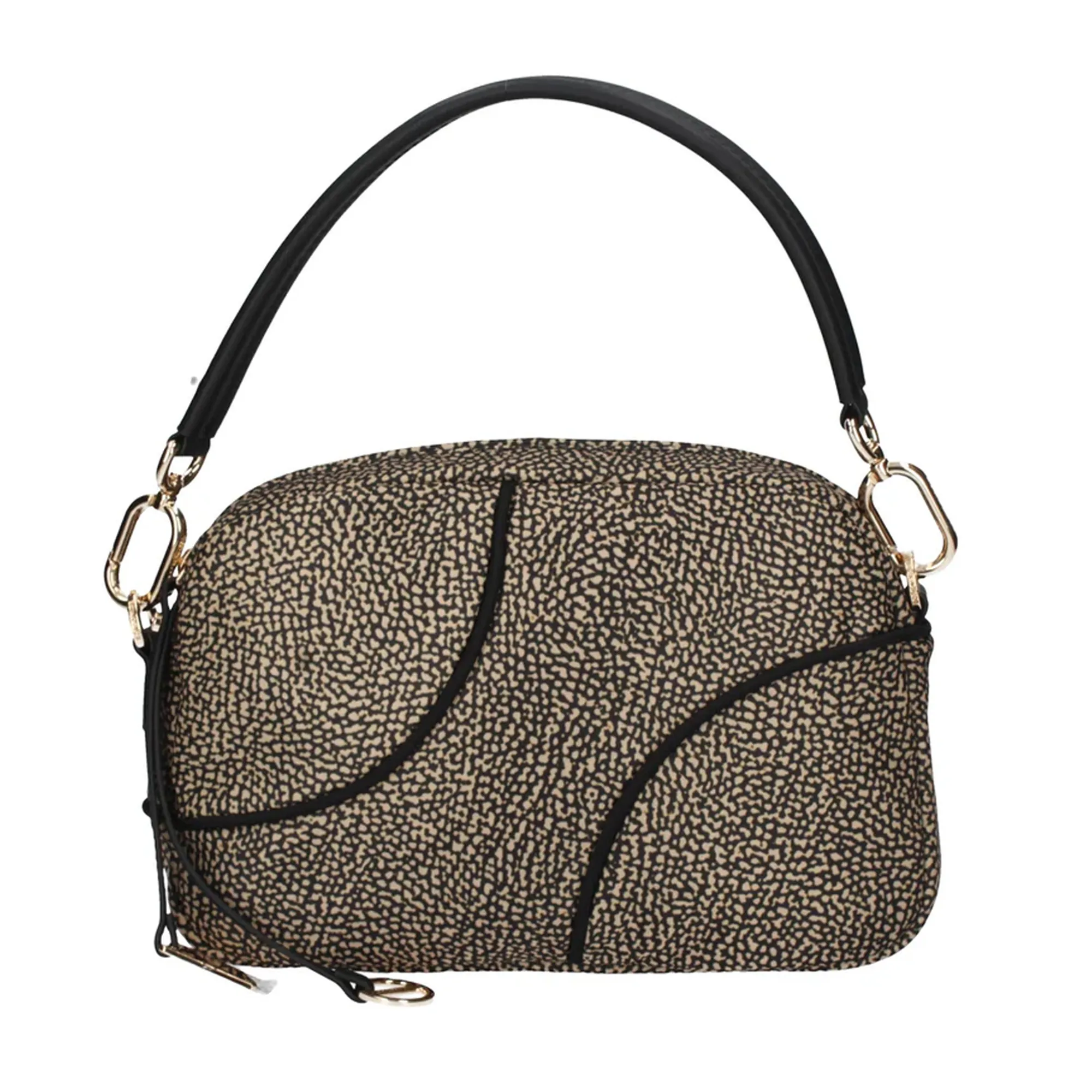 Borbonese B'Bag ' Natural/Black 91010114Aj0X11 164808