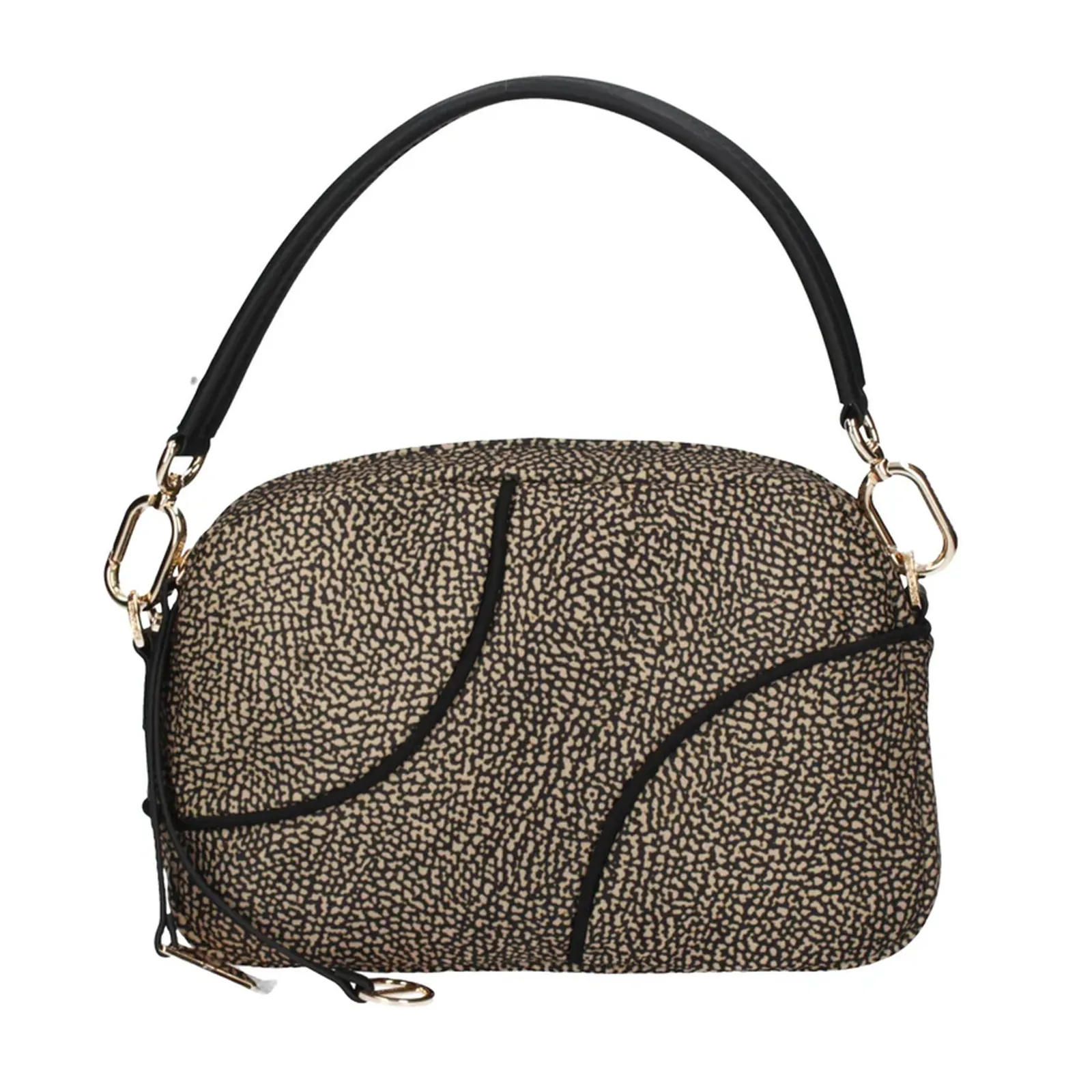 Borbonese Borsa Naturale/Nero 91010114Aj0X11 164808