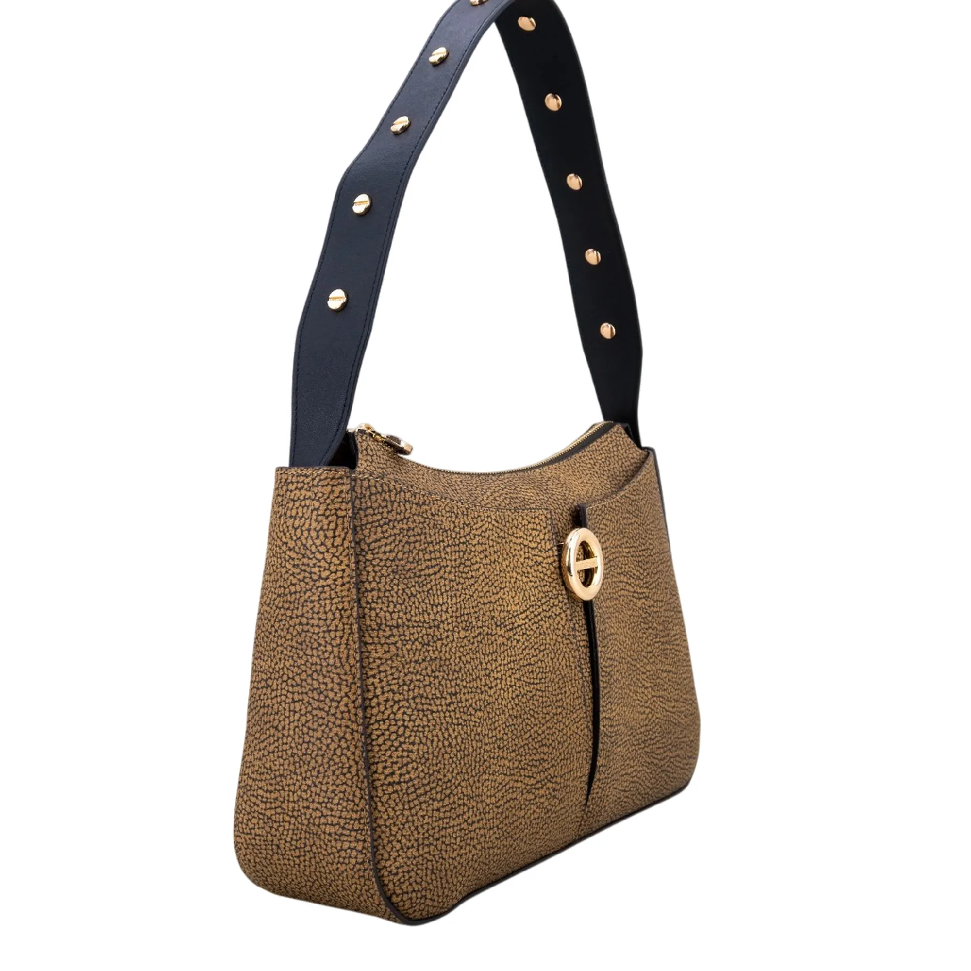 Borbonese B'Bag ' Natural/Black 910101330098311 164801