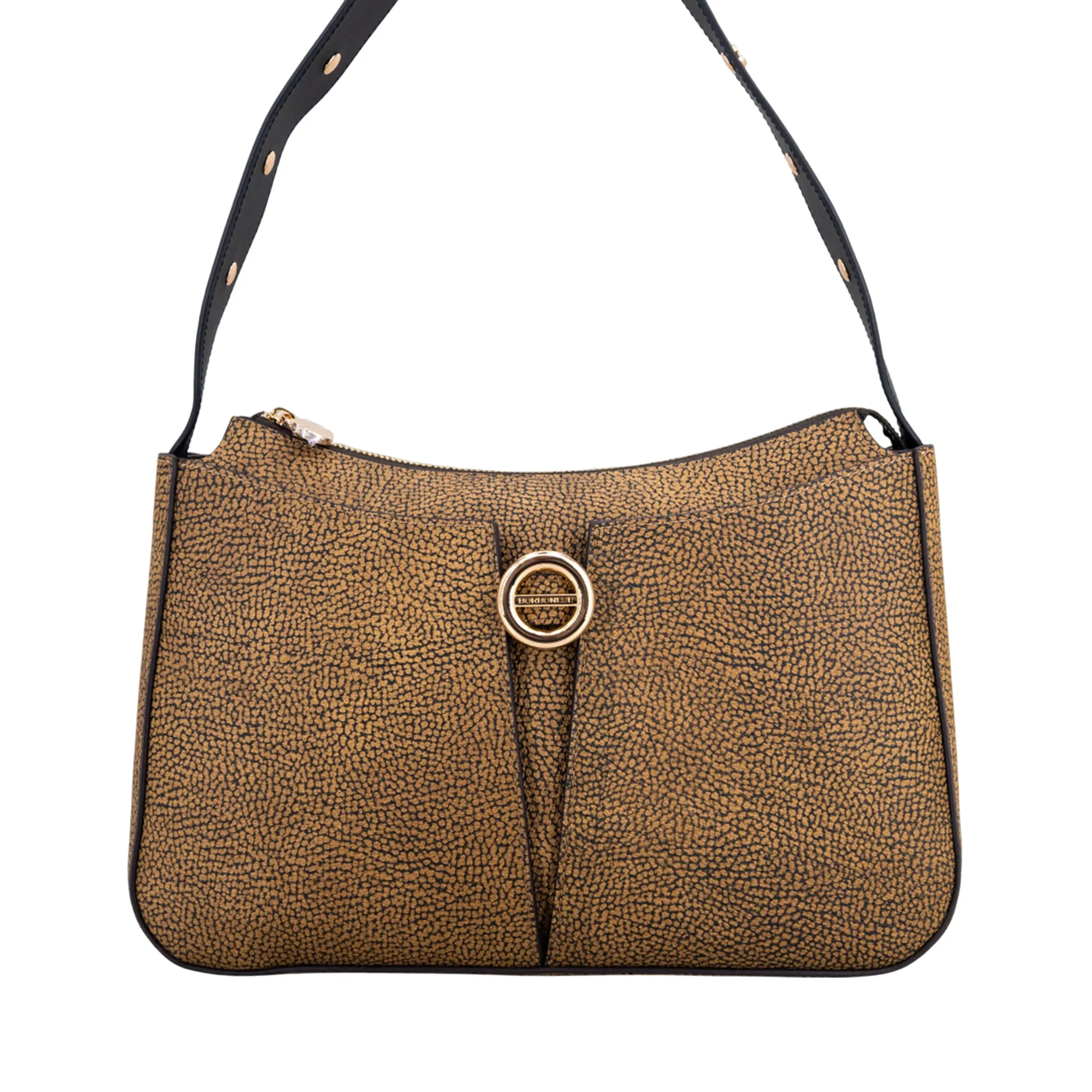 Borbonese B'Bag ' Natural/Black 910101330098311 164802