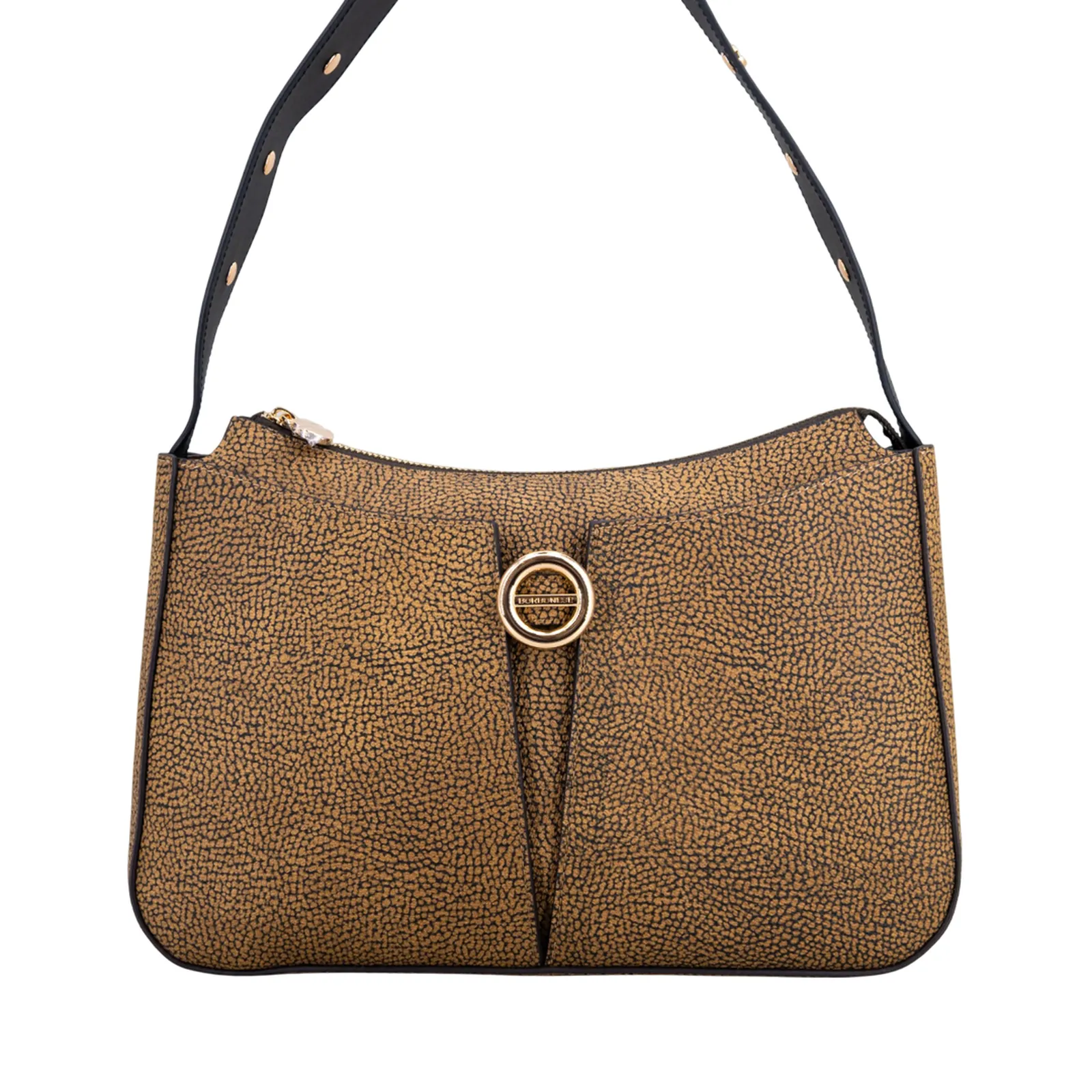 Borbonese Borsa Naturale/Nero 910101330098311 164802