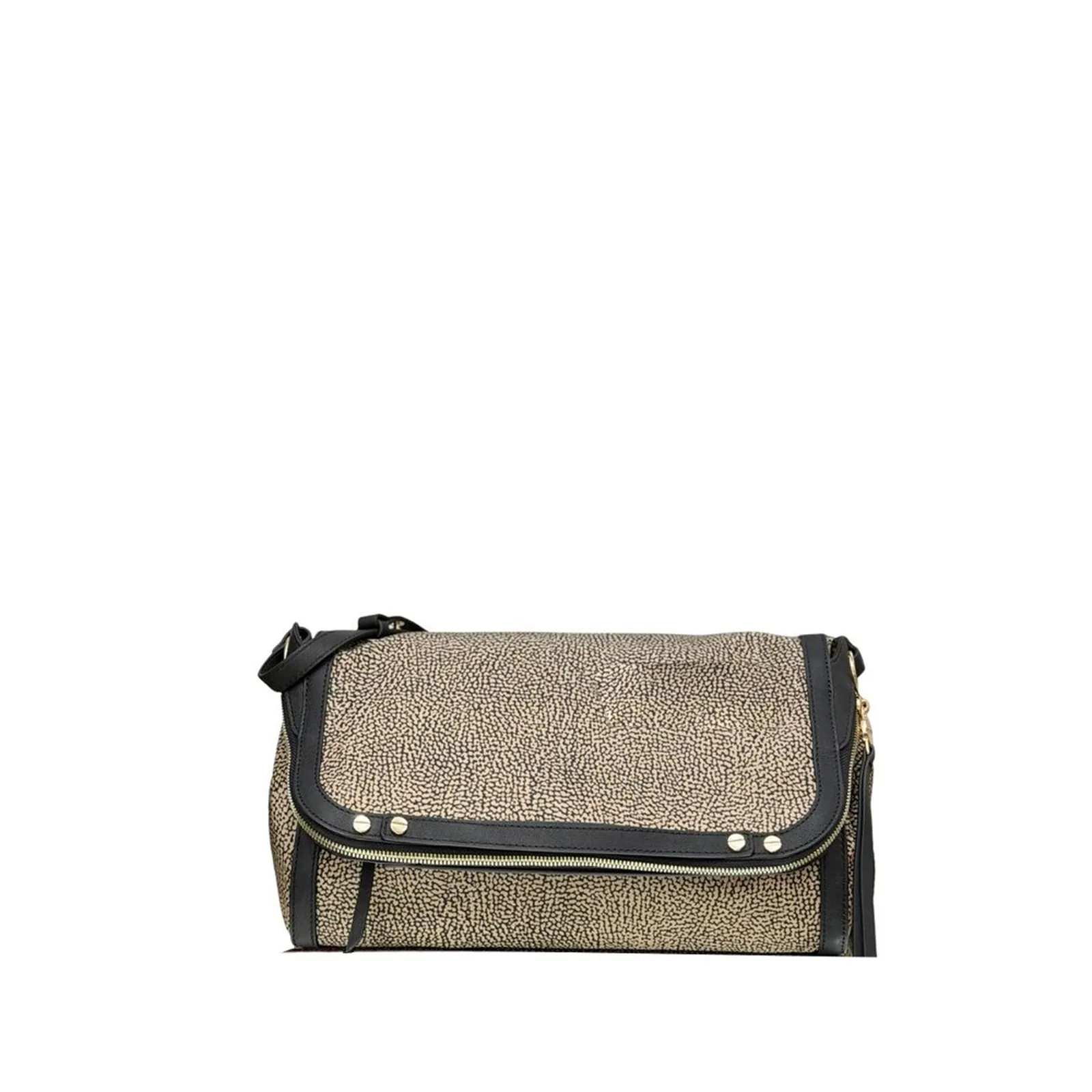 Borbonese Borsa A Tracolla Frame Small Naturale 91010221Ah1X11 173611