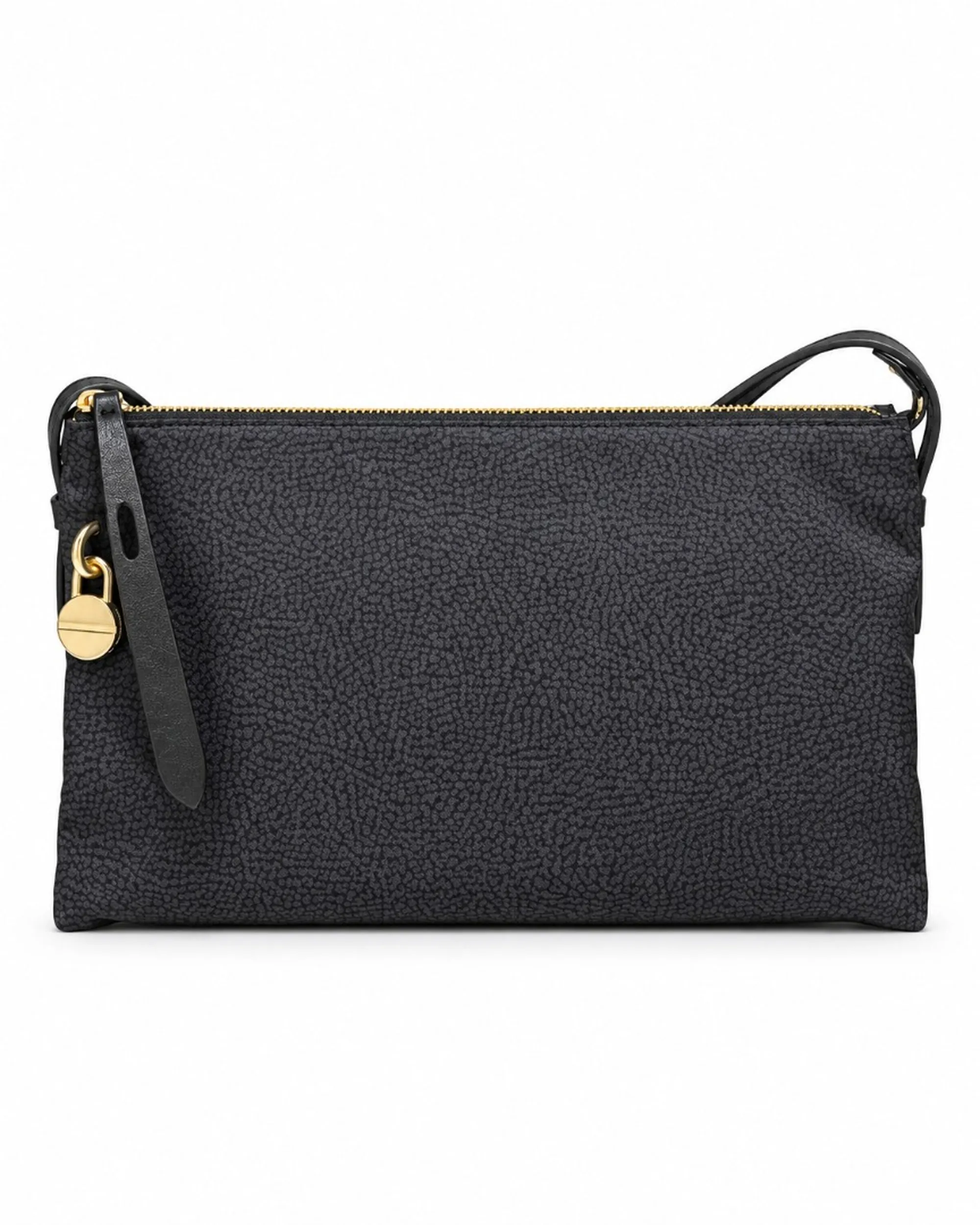 Borbonese B'Medium Shoulder Bag' Black 910103530189Y66 188907