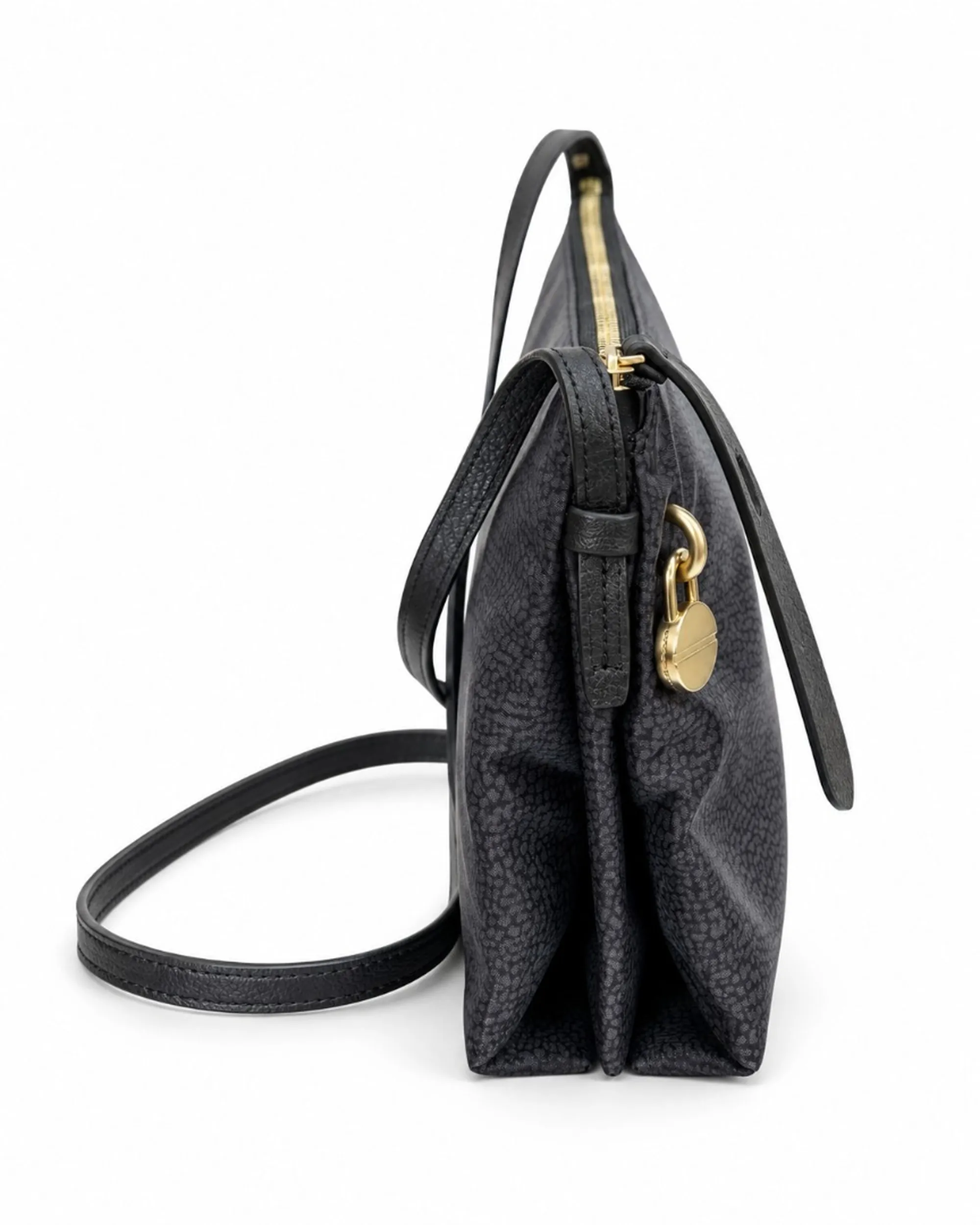Borbonese B'Medium Shoulder Bag' Black 910103530189Y66 188908